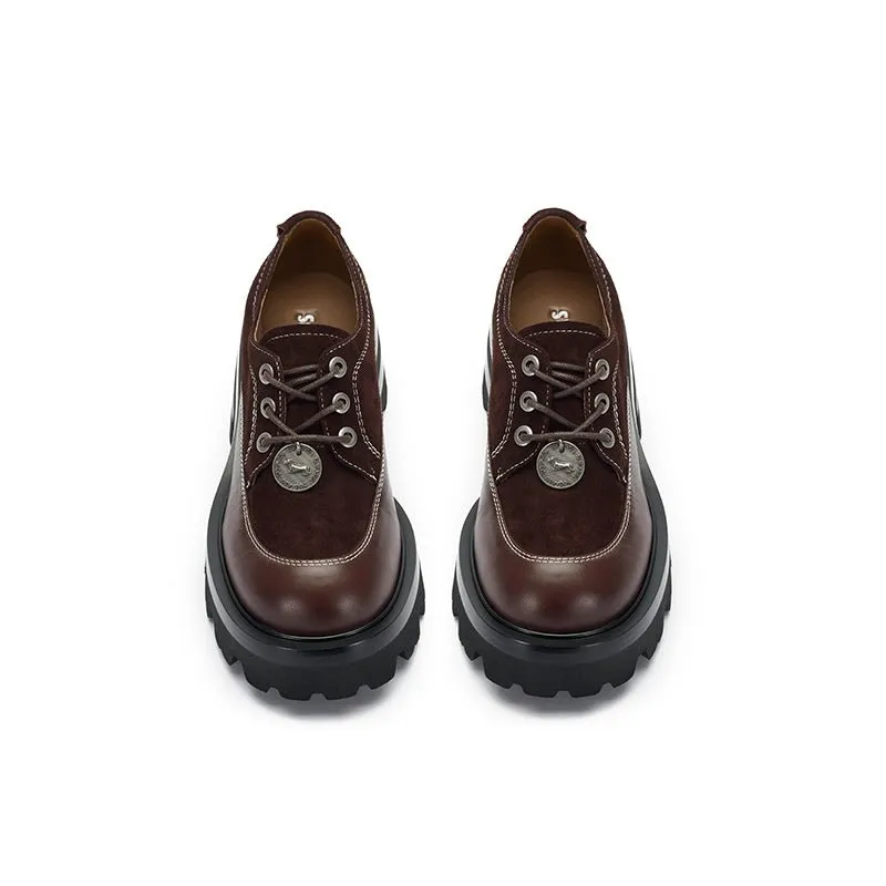 Coins Adorn Loafers Red