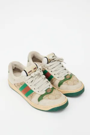 Cream & Multicolour Screener Sneaker