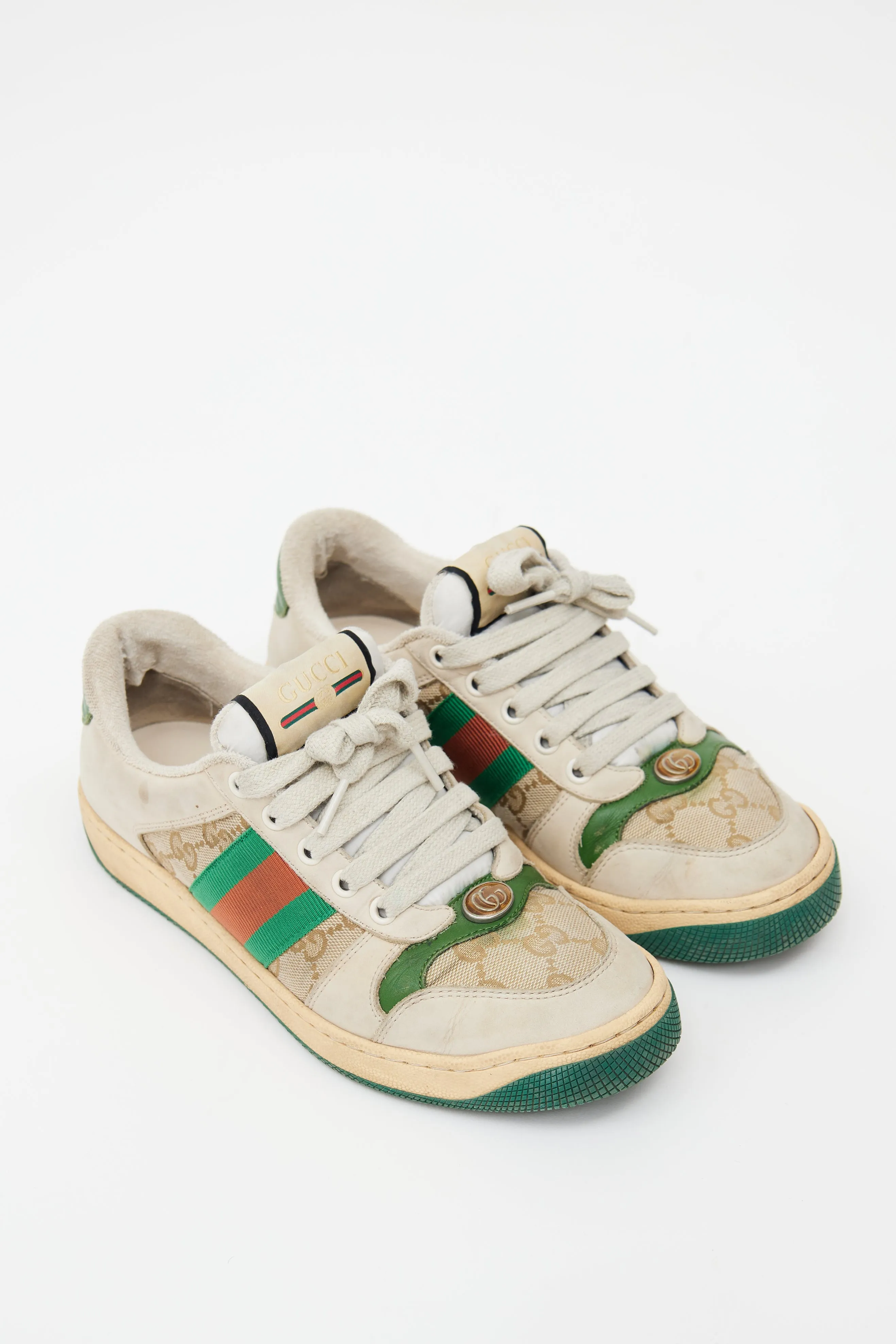 Cream & Multicolour Screener Sneaker