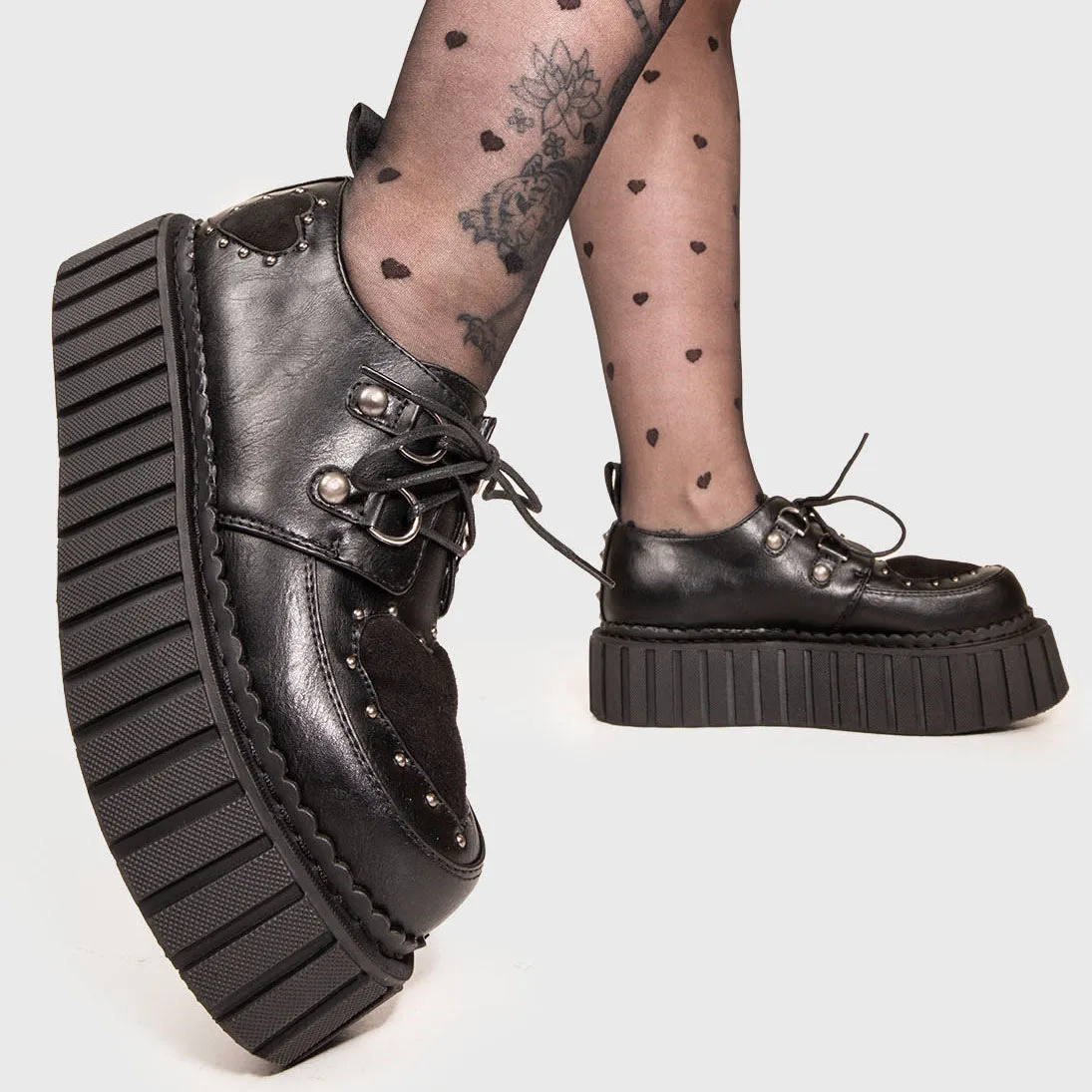 Cryptic Love Chunky Creeper Shoes