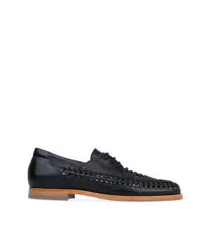 Curium Navy Leather Boat Shoes