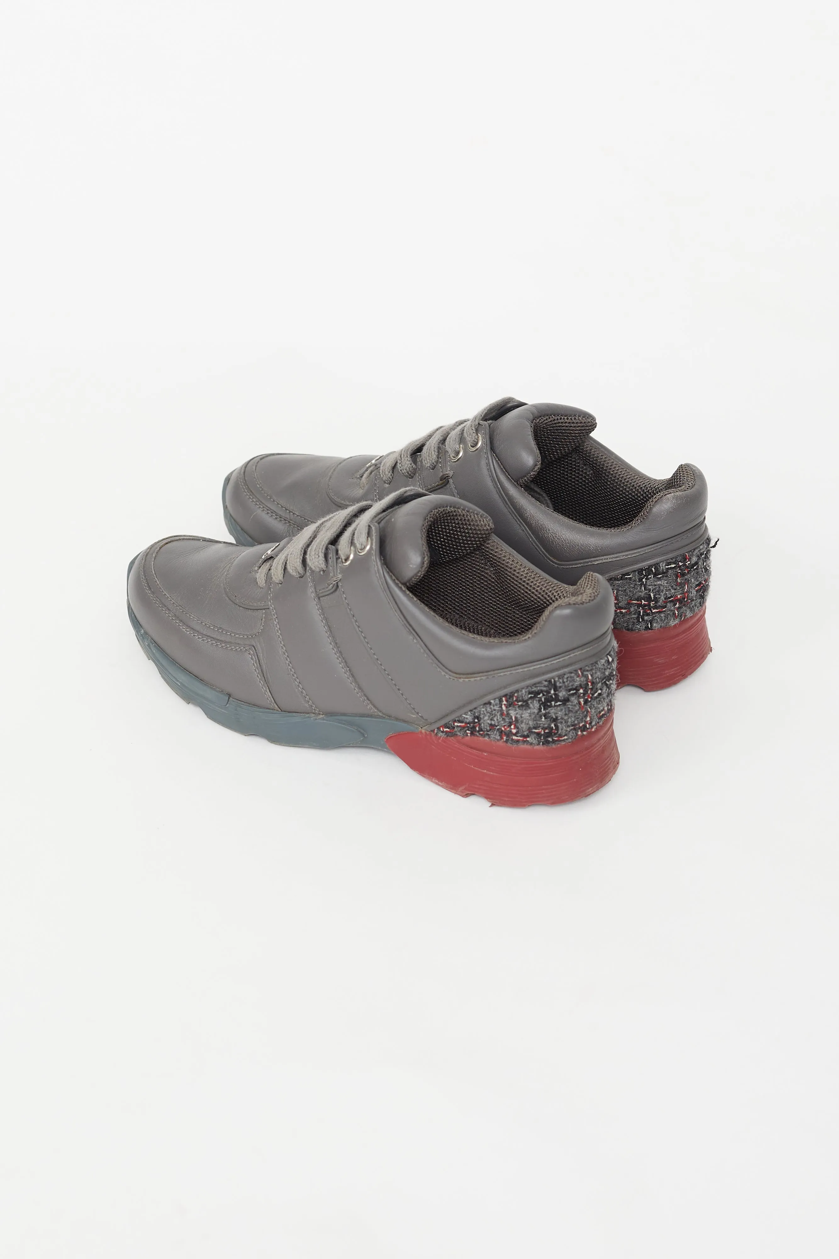 Dark Grey & Tweed Sneaker