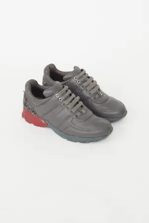 Dark Grey & Tweed Sneaker