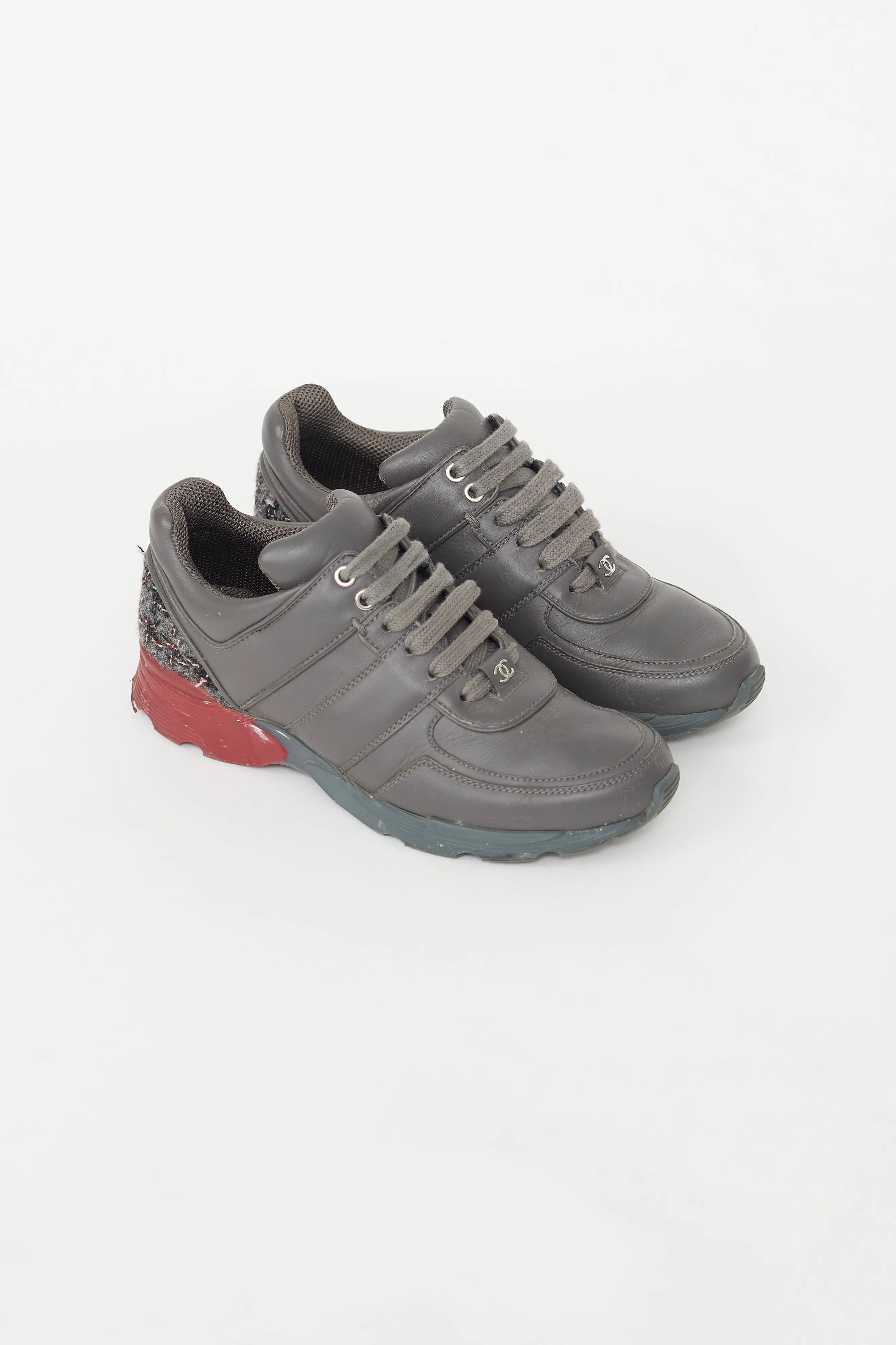 Dark Grey & Tweed Sneaker