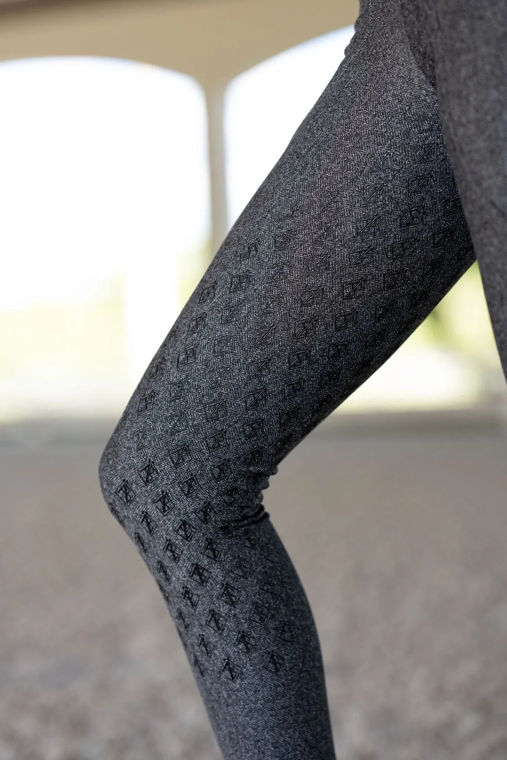 Dark Tweed Bondie Breeches | Full Seat or Knee Patch