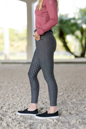 Dark Tweed Bondie Breeches | Full Seat or Knee Patch