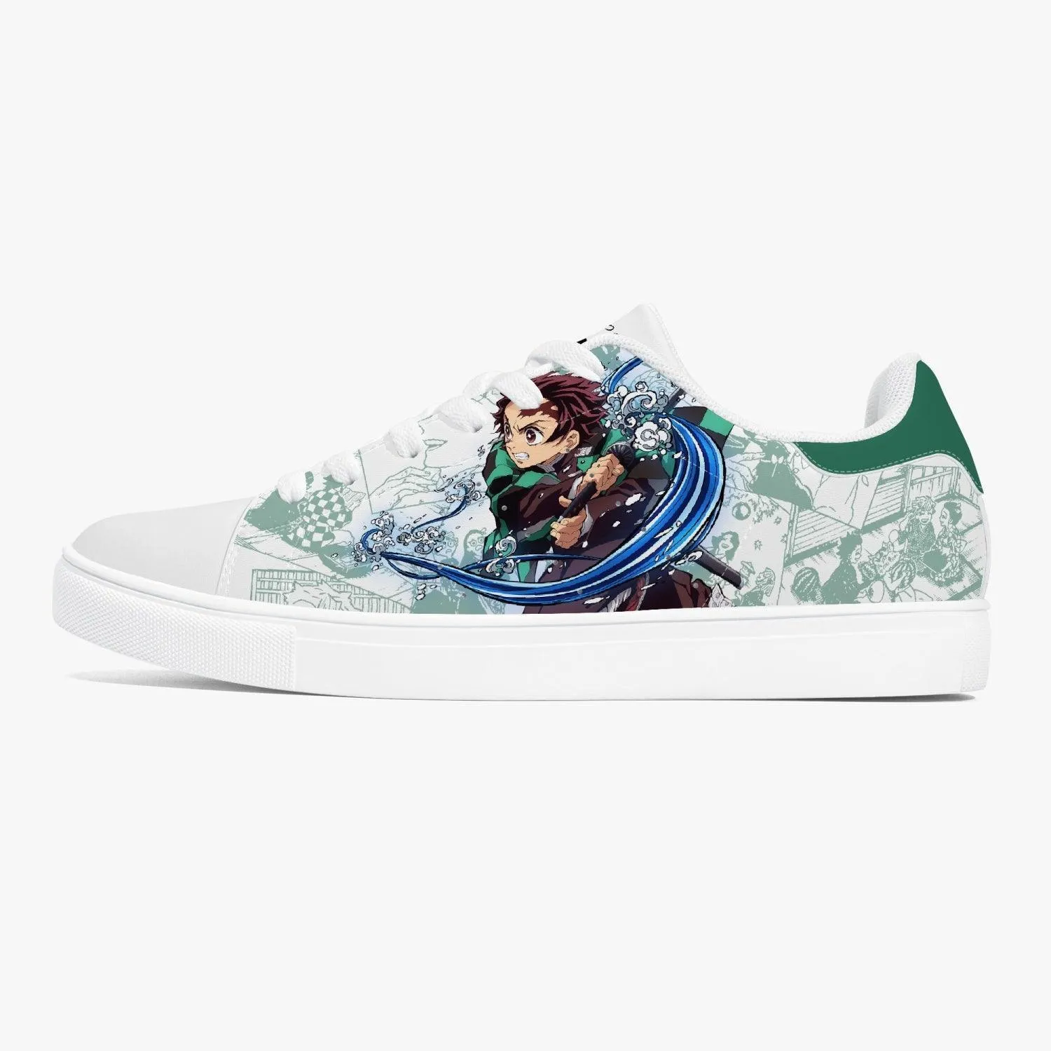 Demon Slayer Tanjiro Kamado Skate Anime Shoes