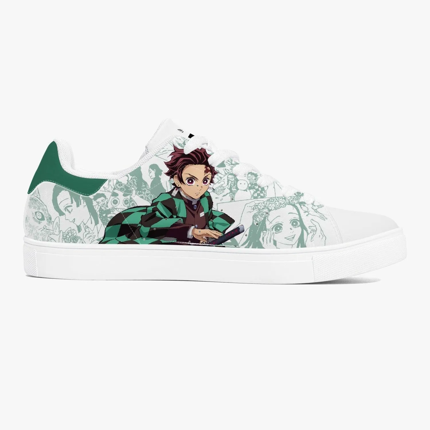 Demon Slayer Tanjiro Kamado Skate Anime Shoes