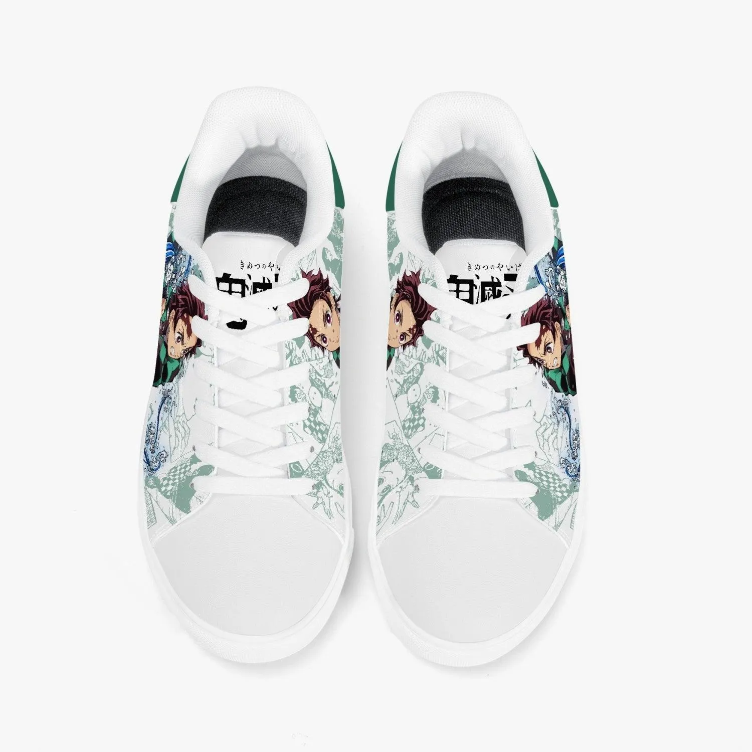 Demon Slayer Tanjiro Kamado Skate Anime Shoes