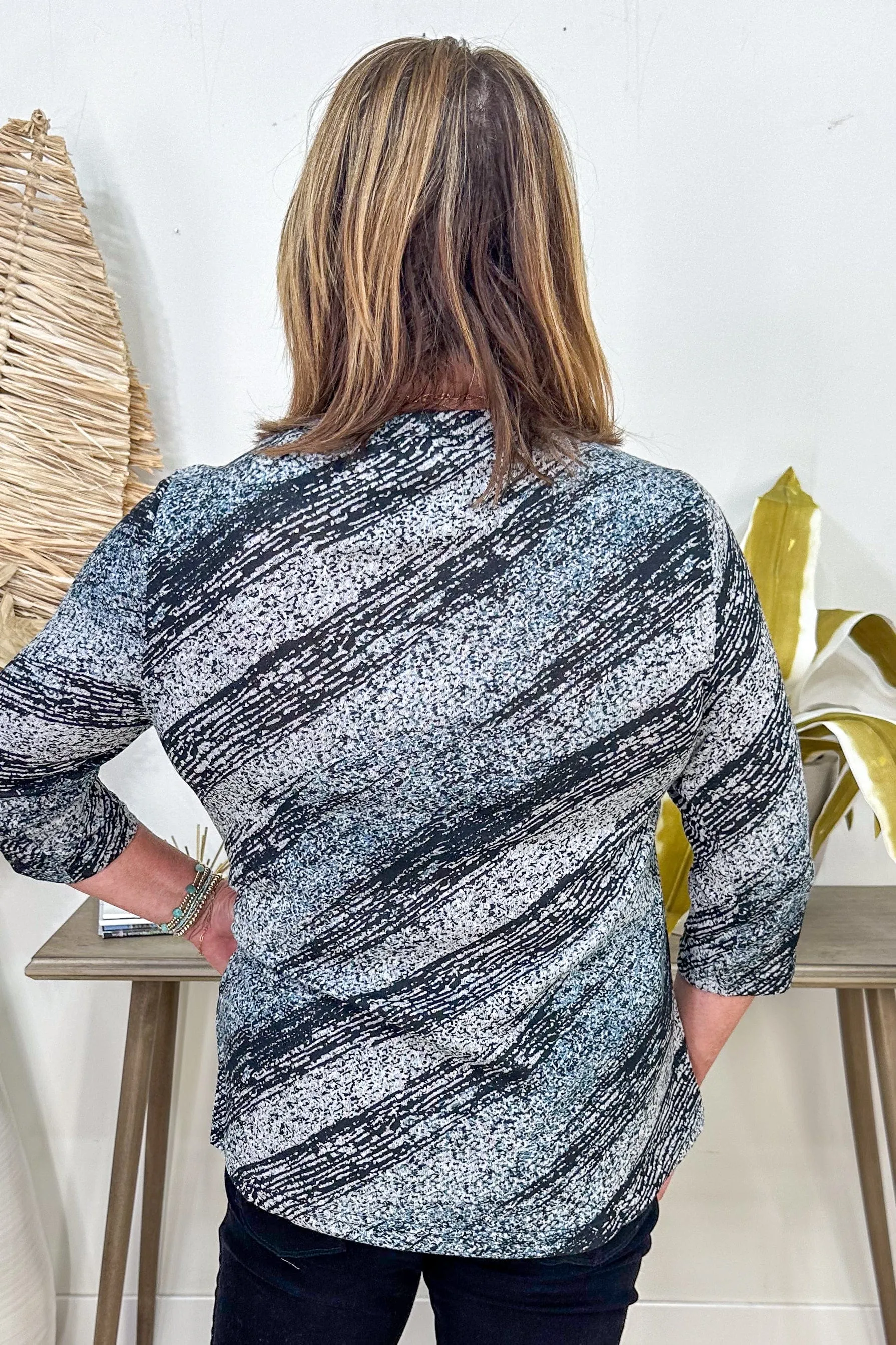 Diagonal Stripe Top