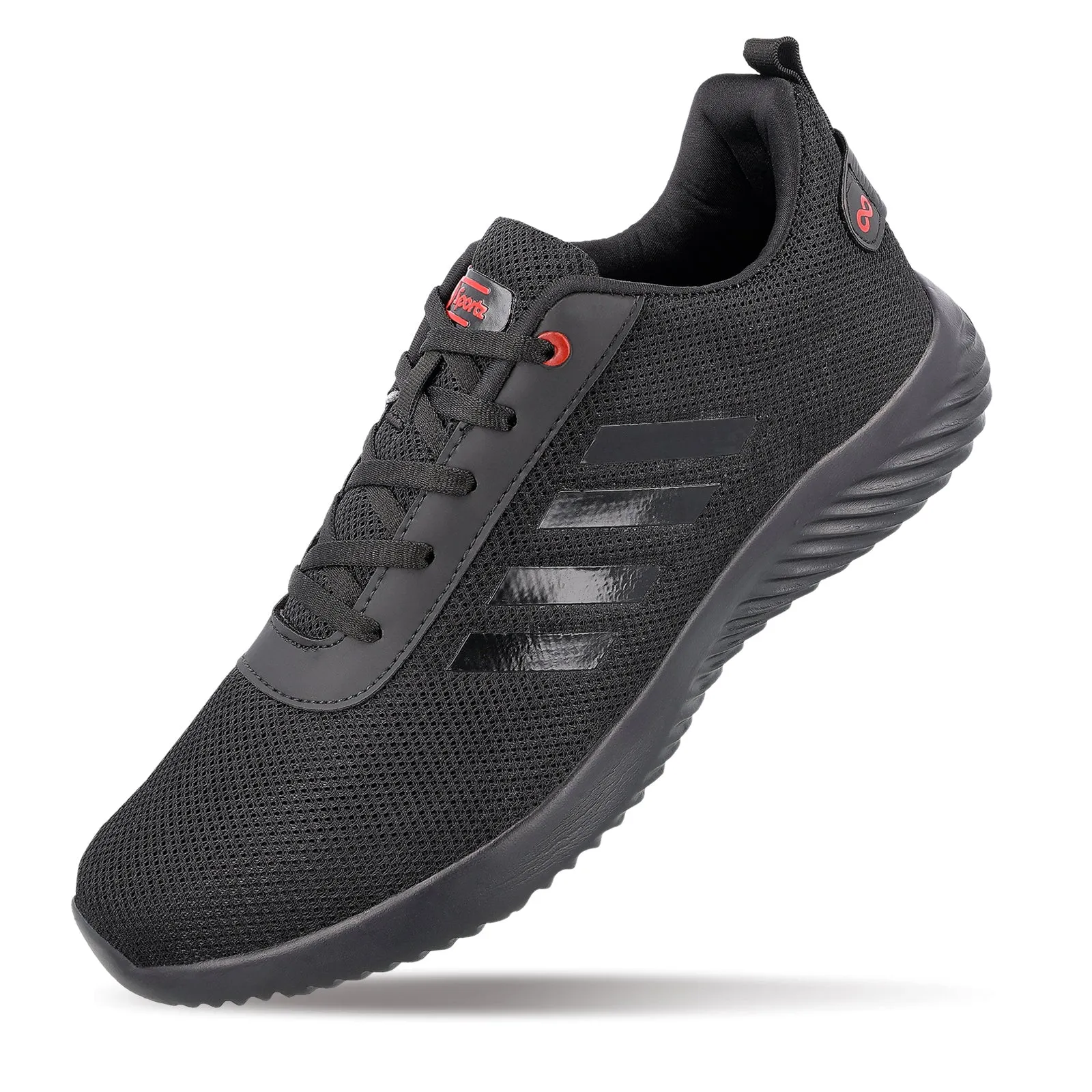 DILLI Men's Lace-up Walking Shoe - WS9558 Black Black