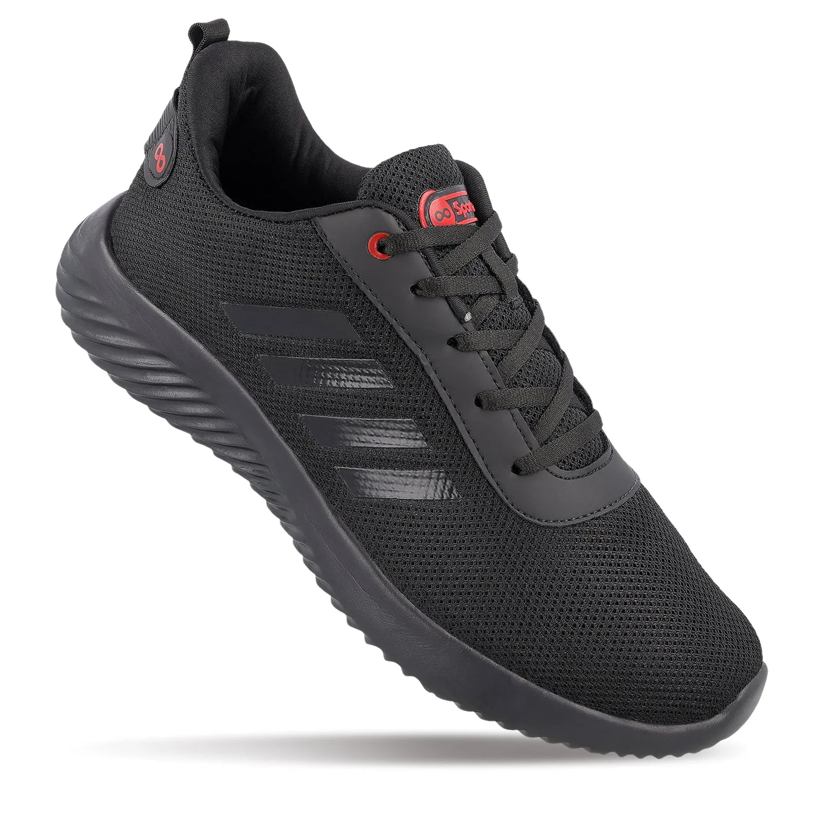 DILLI Men's Lace-up Walking Shoe - WS9558 Black Black