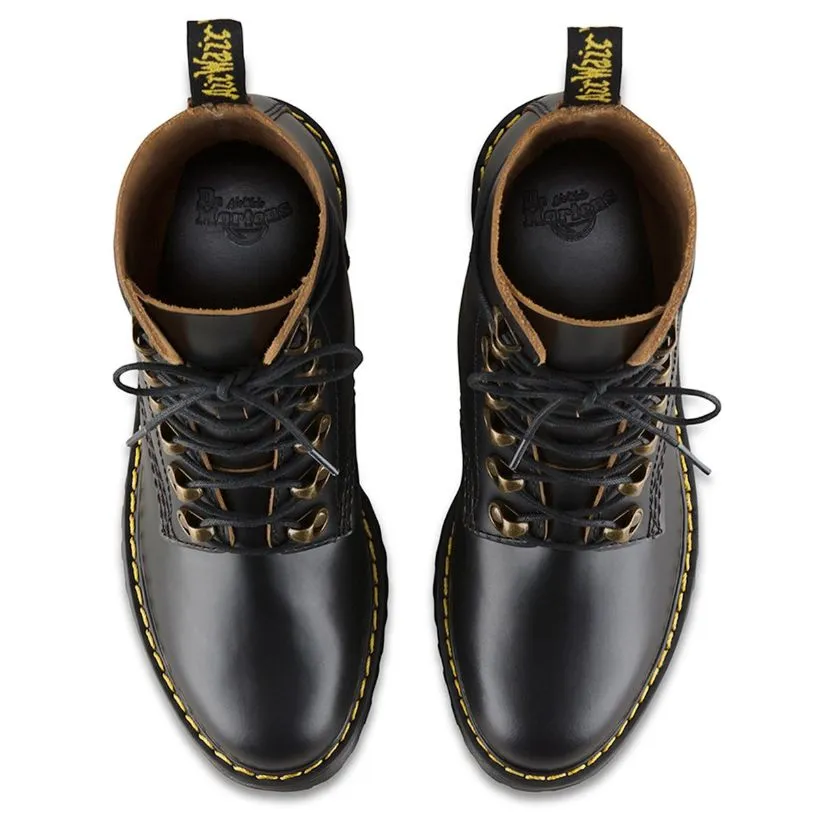 Dr. Martens Leona Smooth Leather Women's Block Heeled Boots