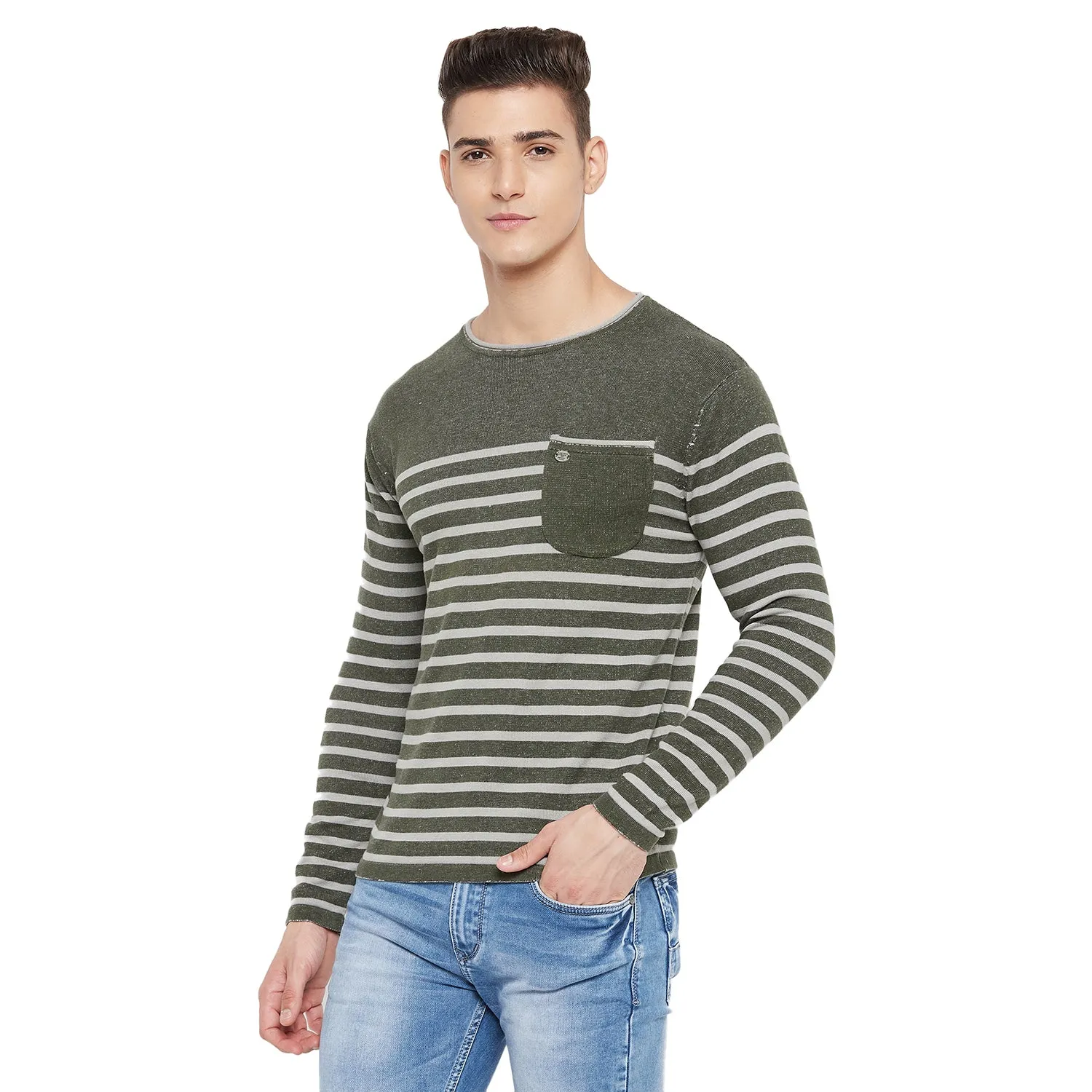 Duke Stardust Men Full Sleeve Crew Neck Sweater (SDS449)