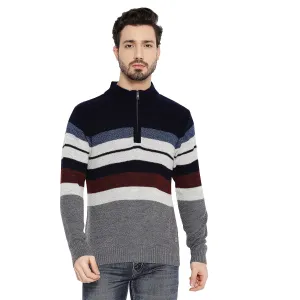Duke Stardust Men Full Sleeve Half Zip Sweater (SDS2076)
