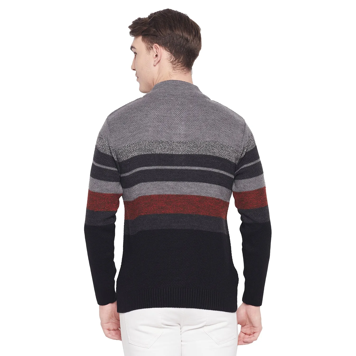 Duke Stardust Men Full Sleeve Half Zip Sweater (SDS2076)