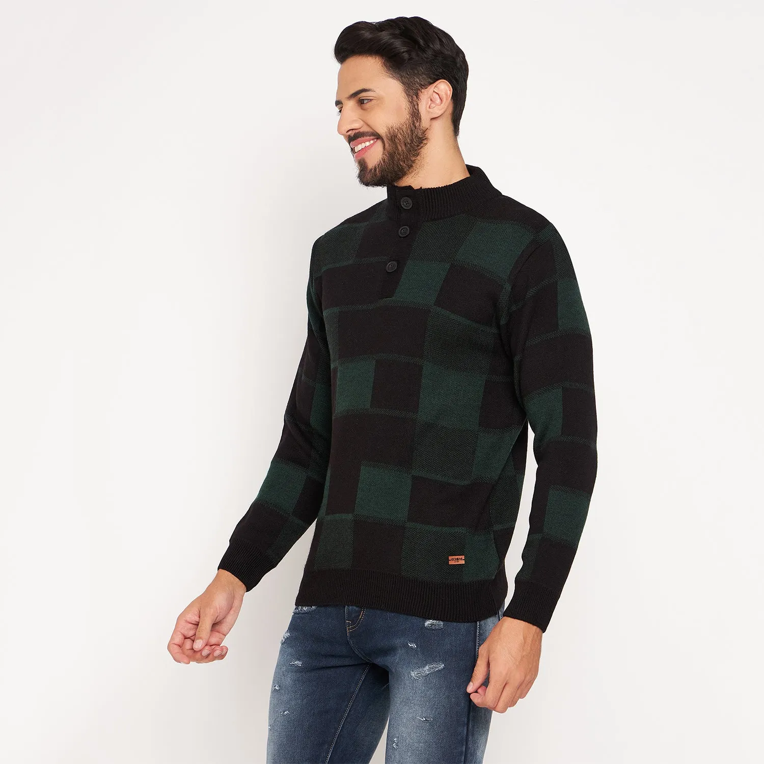 Duke Stardust Men Full Sleeve High Neck Pullover (SDS2001)