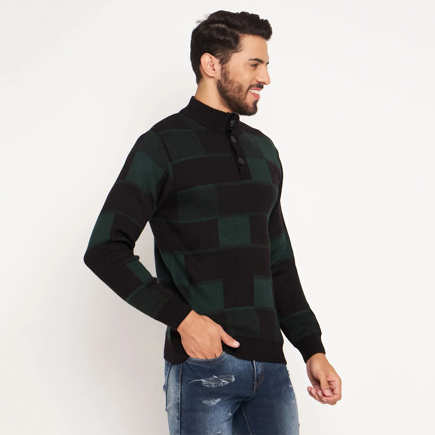 Duke Stardust Men Full Sleeve High Neck Pullover (SDS2001)