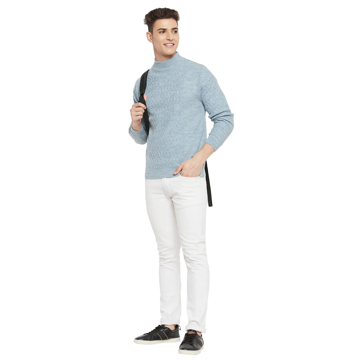 Duke Stardust Men Full Sleeve High Neck Sweater (SDS2005)