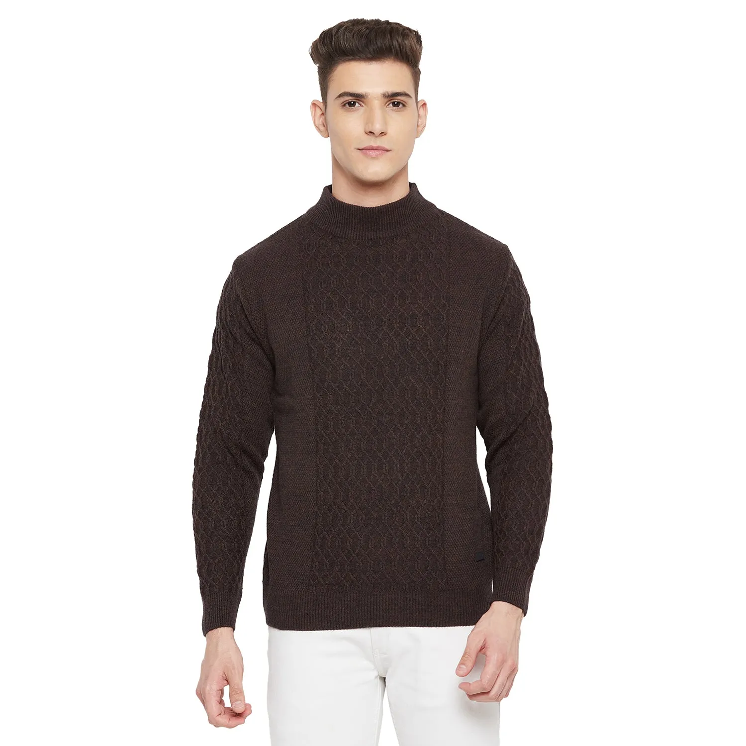 Duke Stardust Men Full Sleeve High Neck Sweater (SDS2005)