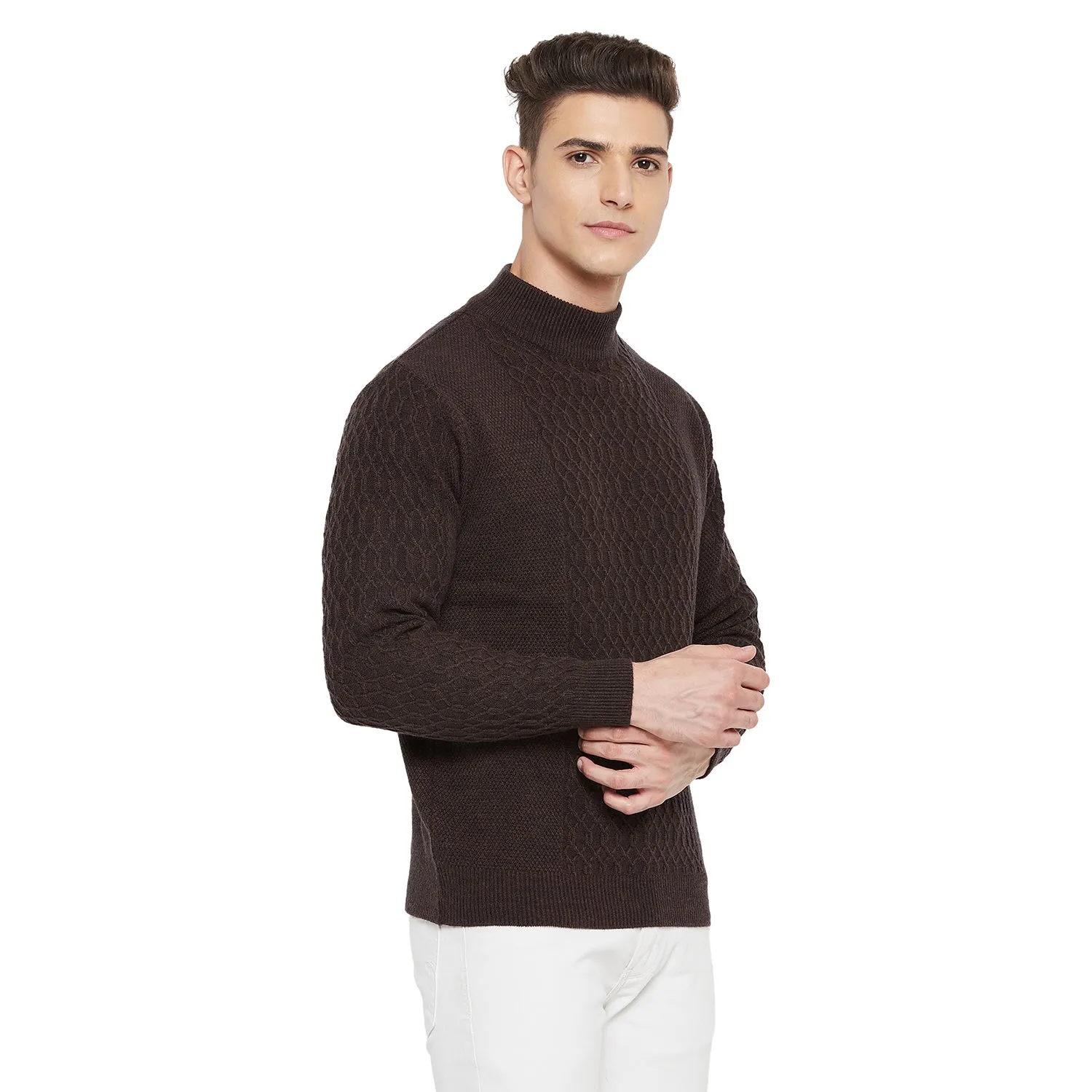 Duke Stardust Men Full Sleeve High Neck Sweater (SDS2005)