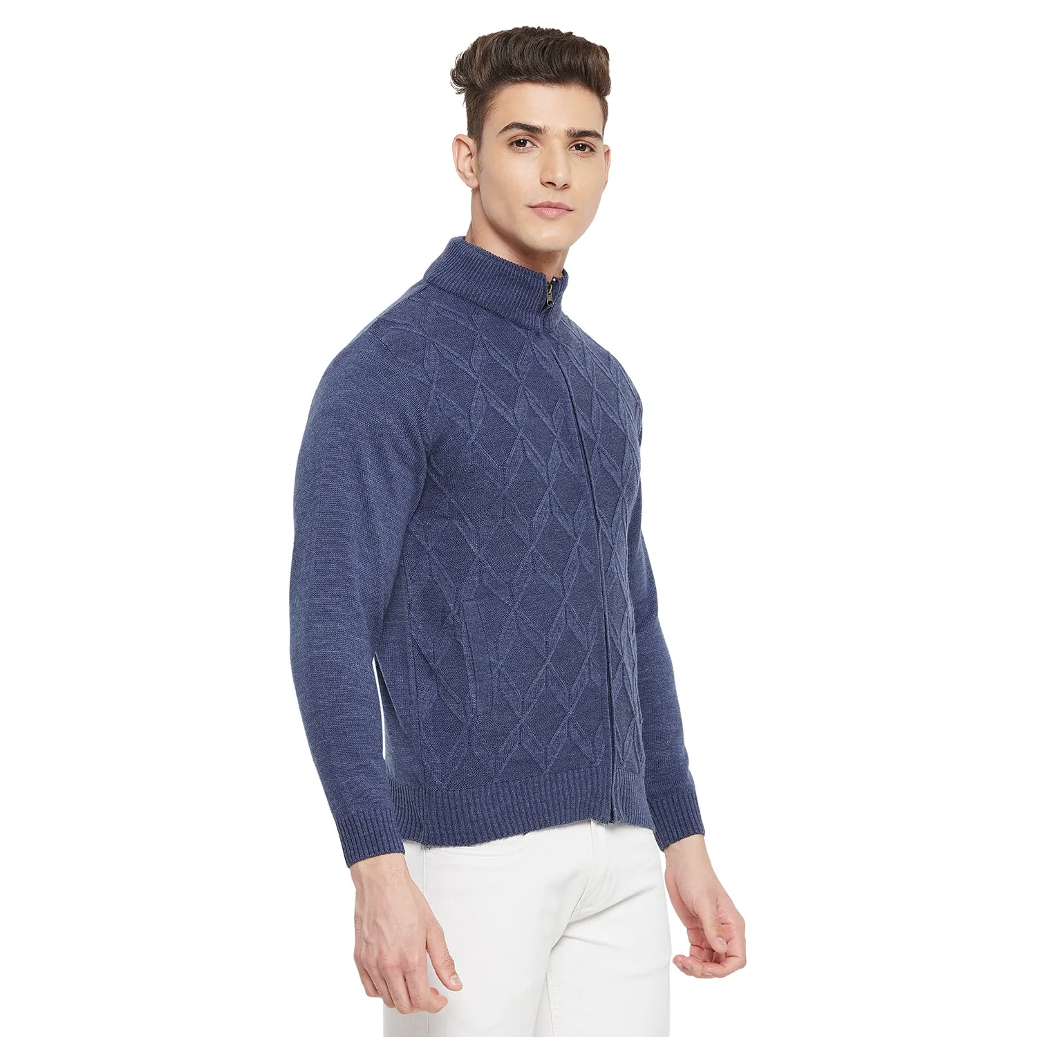 Duke Stardust Men Full Sleeve High Neck Sweater (SDS683R)