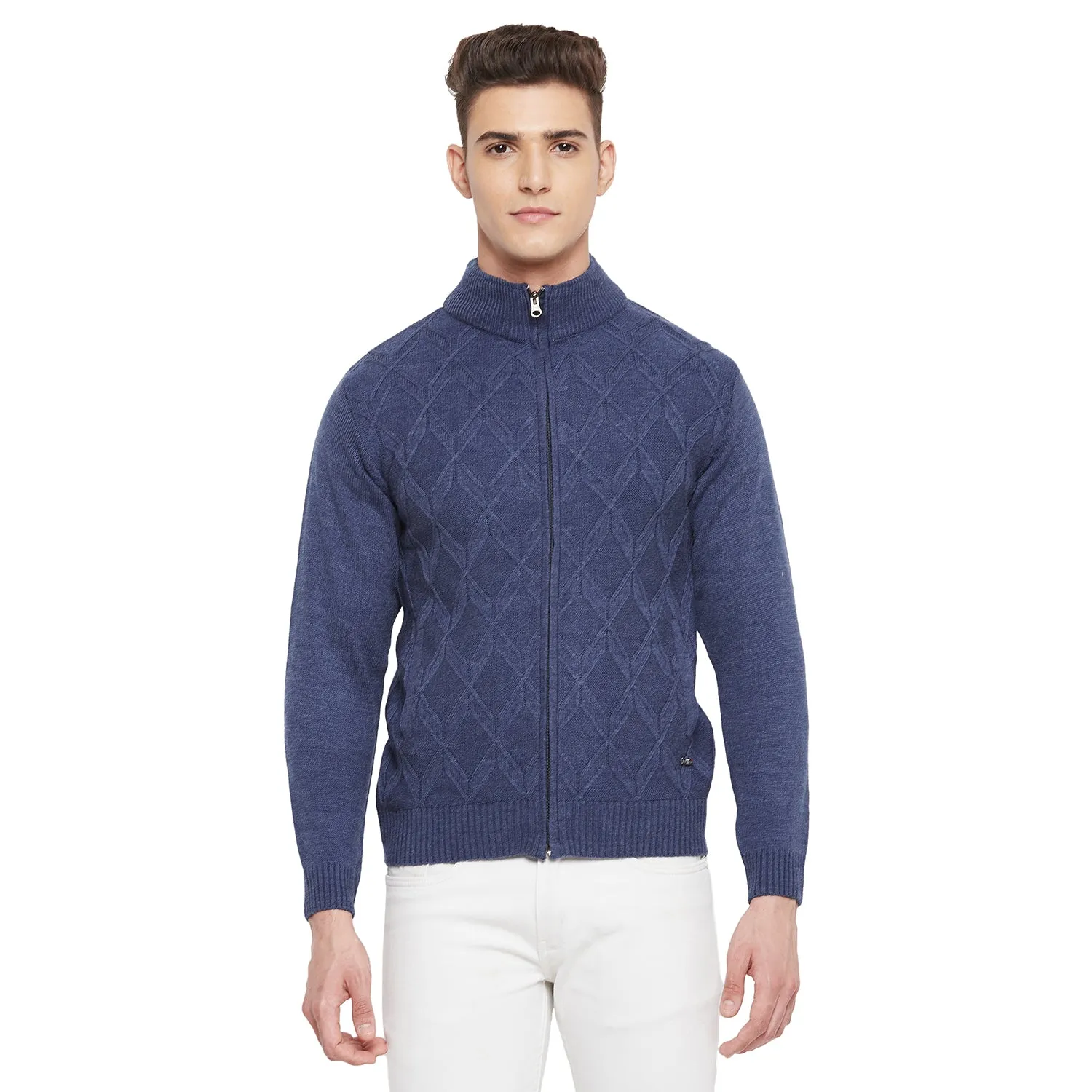 Duke Stardust Men Full Sleeve High Neck Sweater (SDS683R)
