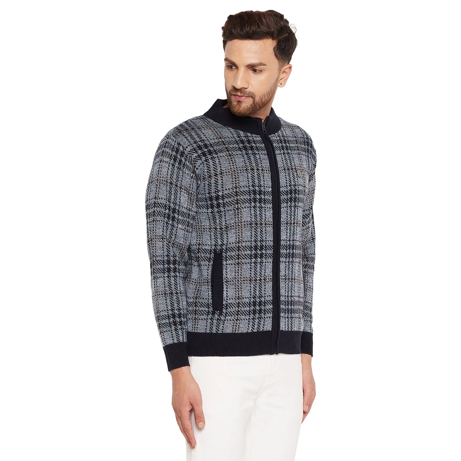 Duke Stardust Men Full Sleeve High Neck Sweater (SDS684R)