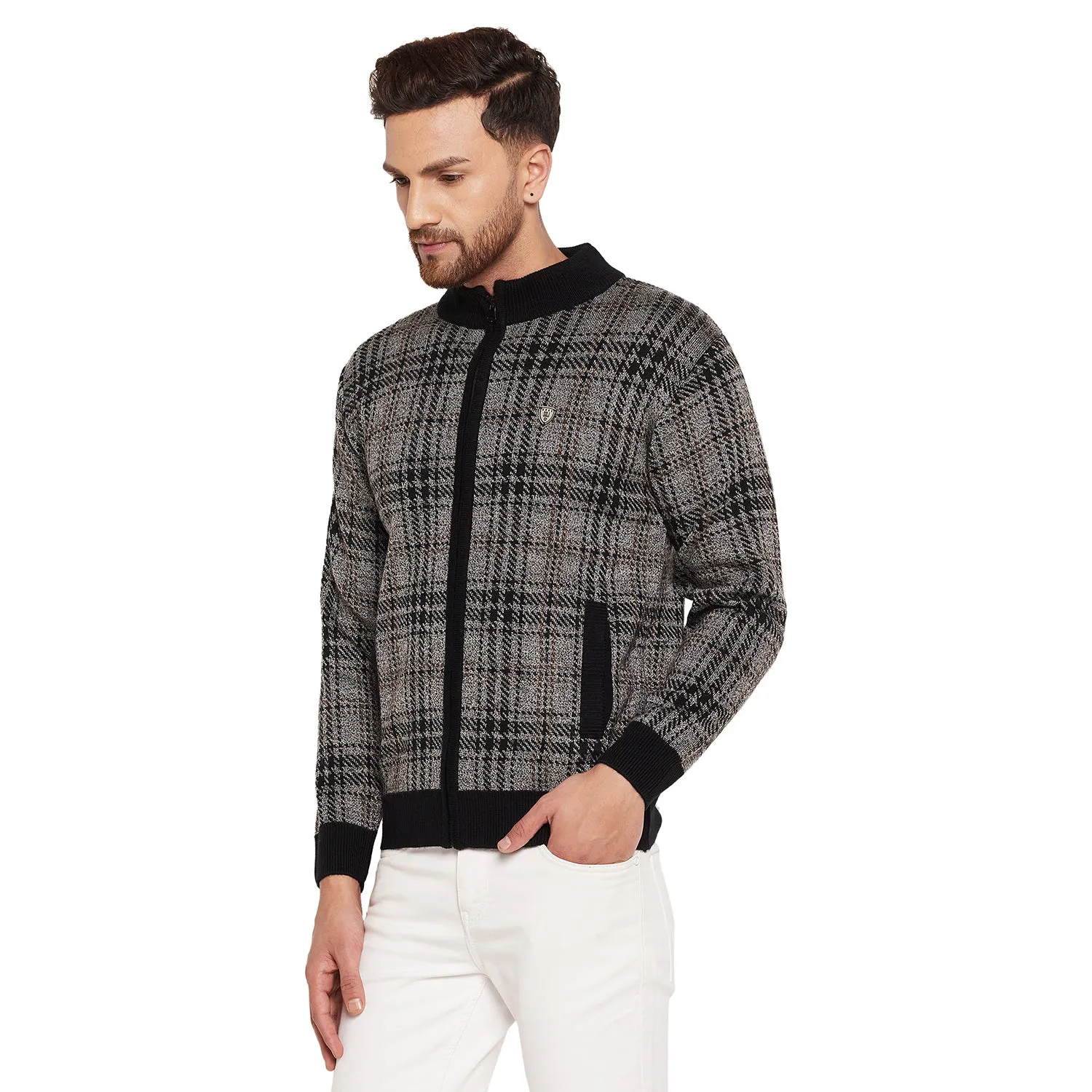 Duke Stardust Men Full Sleeve High Neck Sweater (SDS684R)