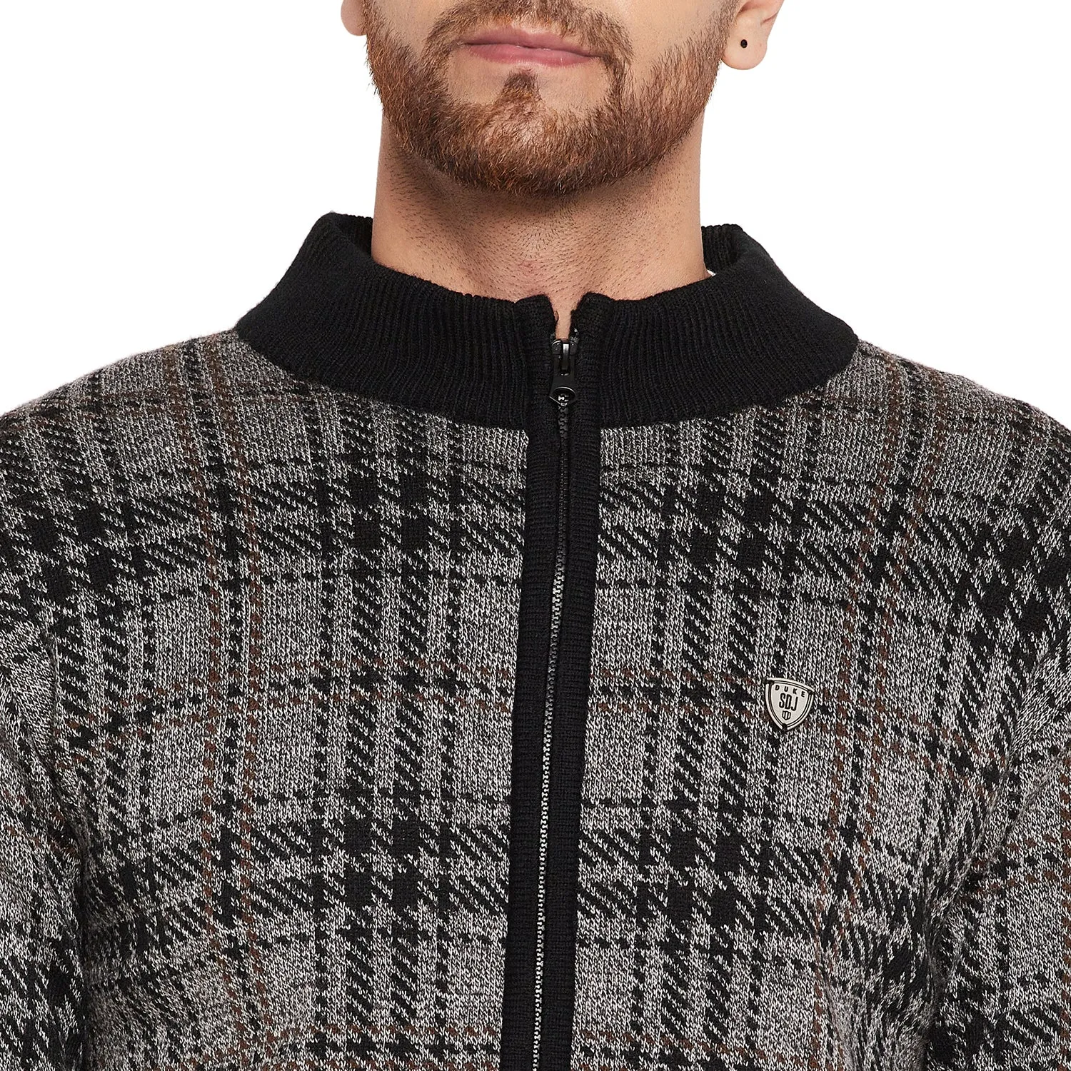 Duke Stardust Men Full Sleeve High Neck Sweater (SDS684R)