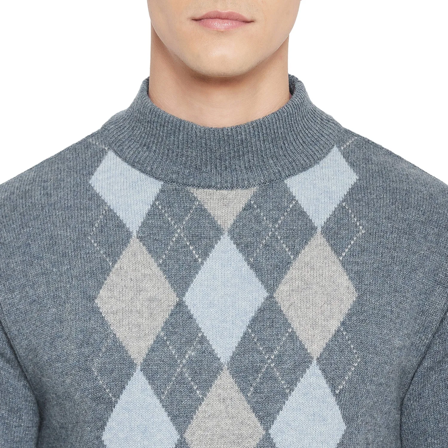Duke Stardust Men Full Sleeve High Neck Sweater (SDS695)
