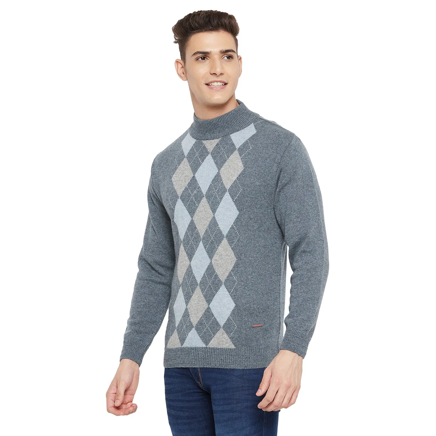 Duke Stardust Men Full Sleeve High Neck Sweater (SDS695)