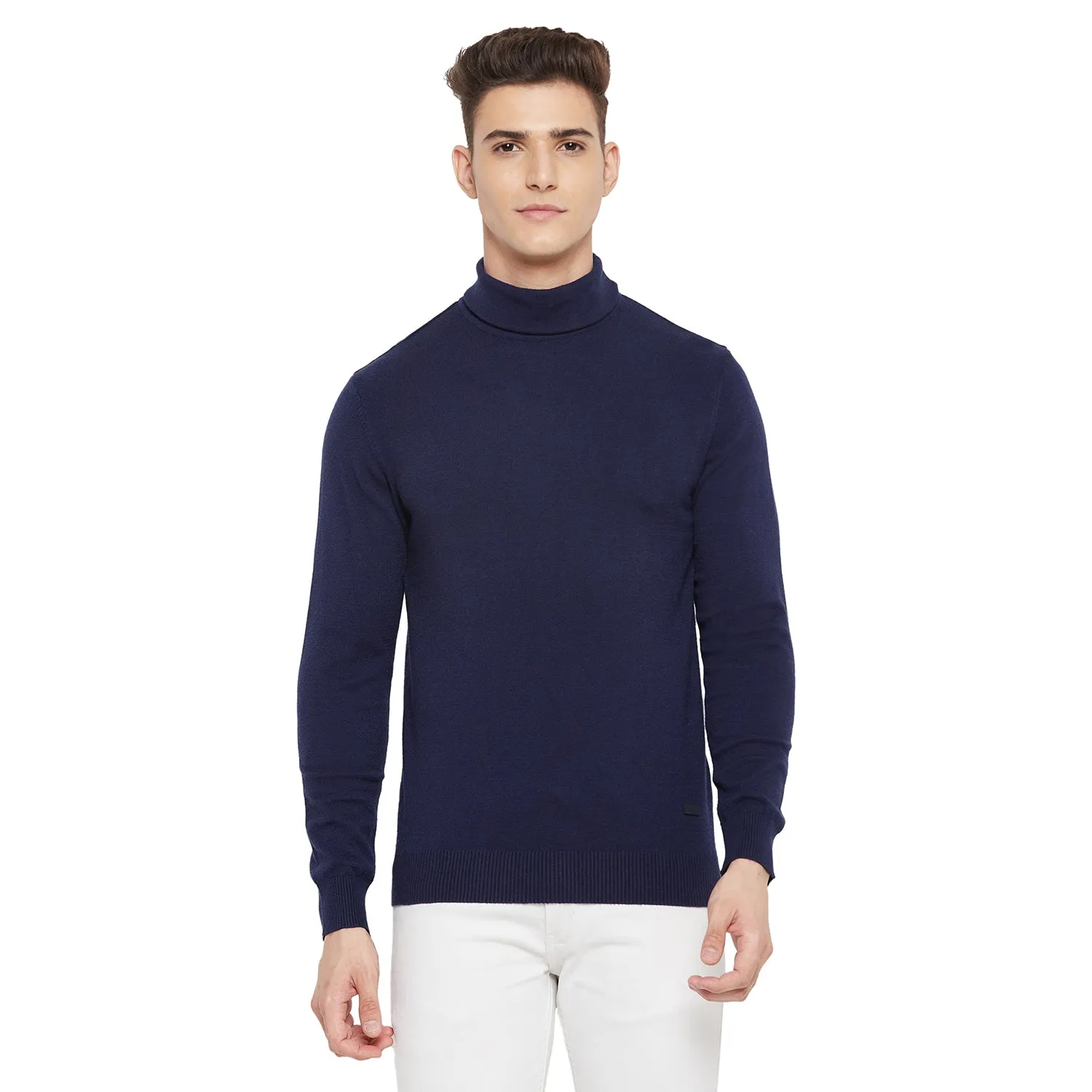 Duke Stardust Men Full Sleeve High Neck Sweater (SDS696)