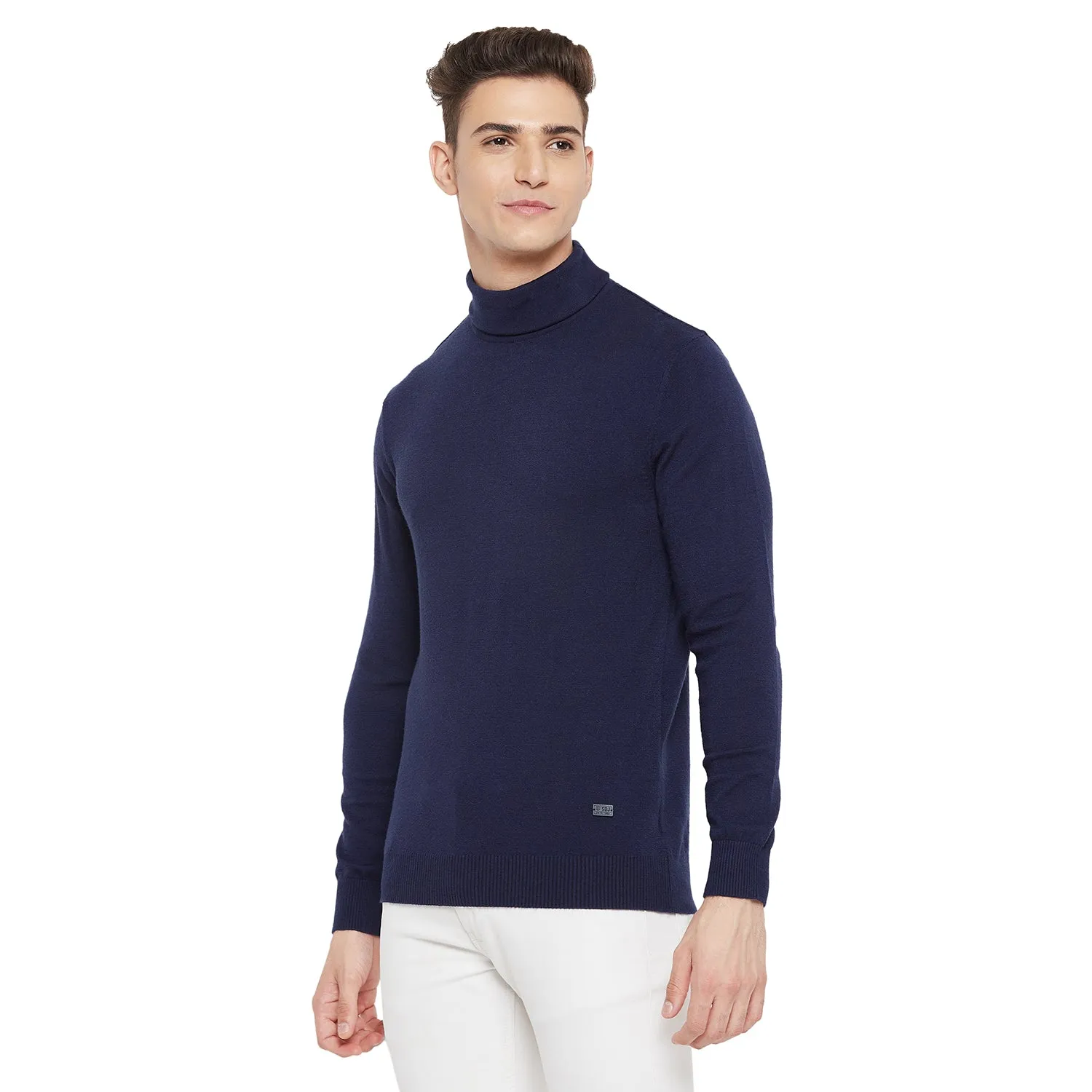 Duke Stardust Men Full Sleeve High Neck Sweater (SDS696)