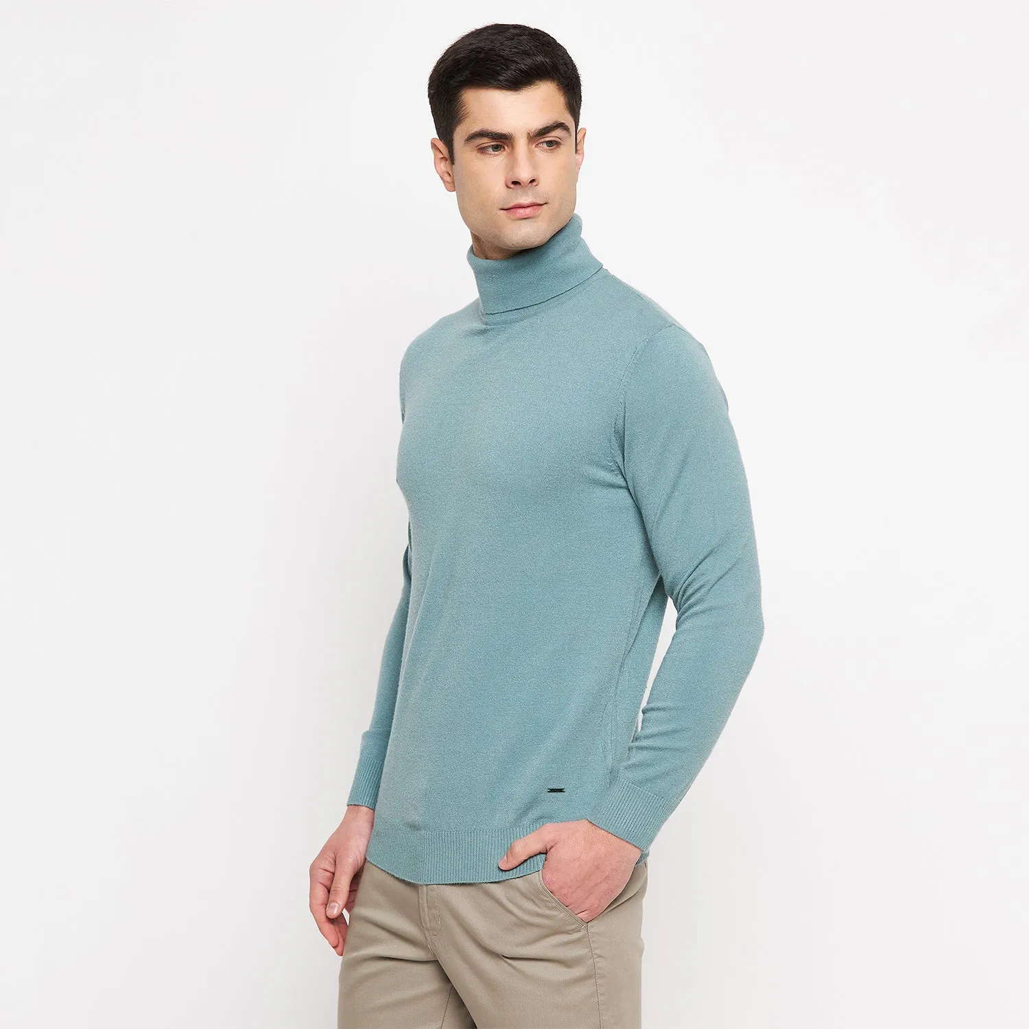 Duke Stardust Men Full Sleeve High Neck Sweater (SDS696)