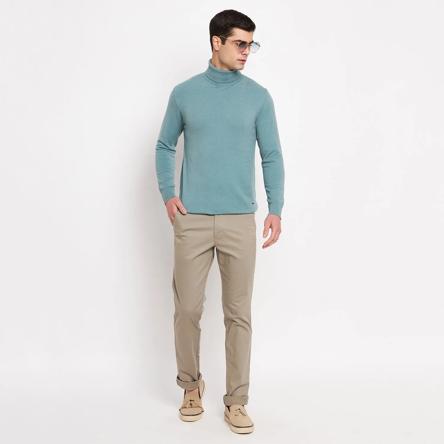 Duke Stardust Men Full Sleeve High Neck Sweater (SDS696)