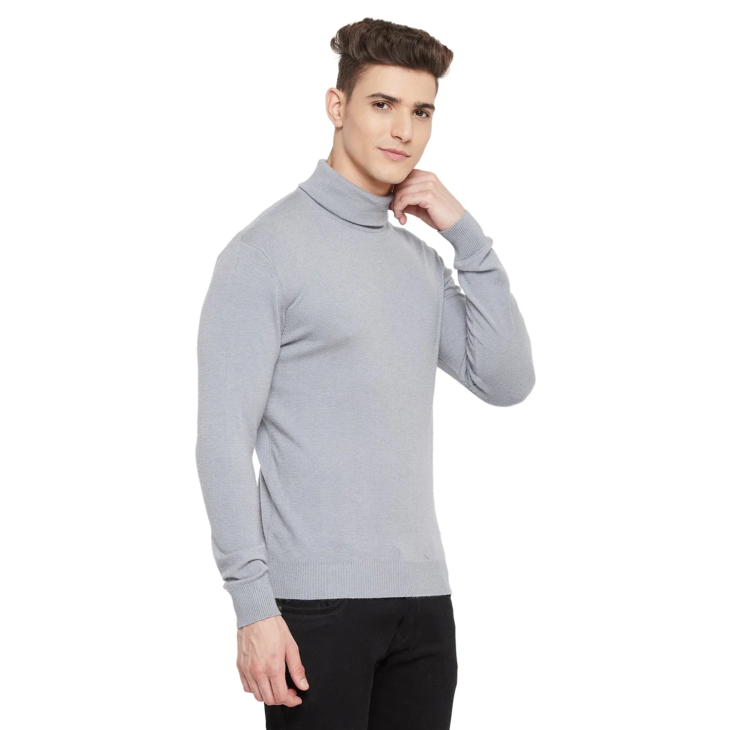 Duke Stardust Men Full Sleeve High Neck Sweater (SDS696)
