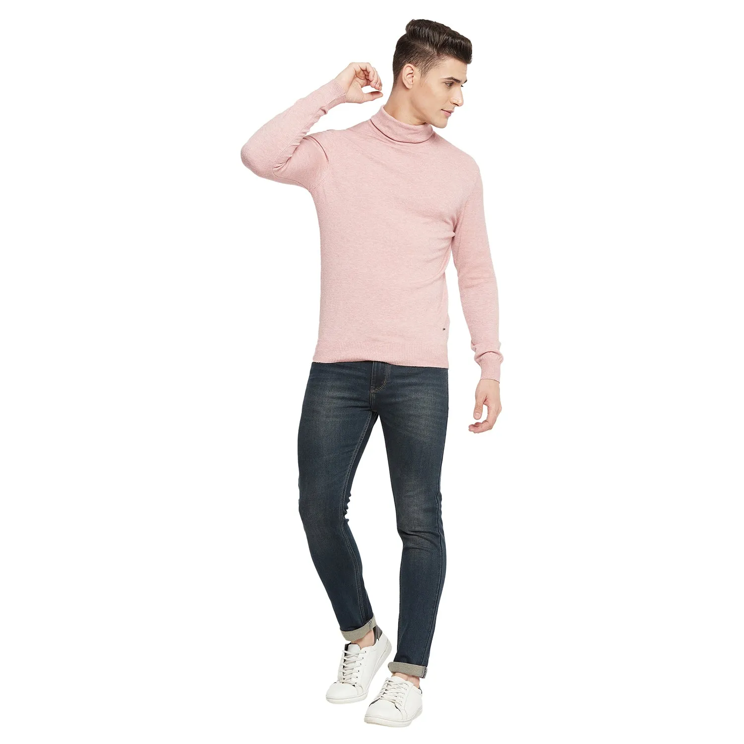 Duke Stardust Men Full Sleeve High Neck Sweater (SDS696)