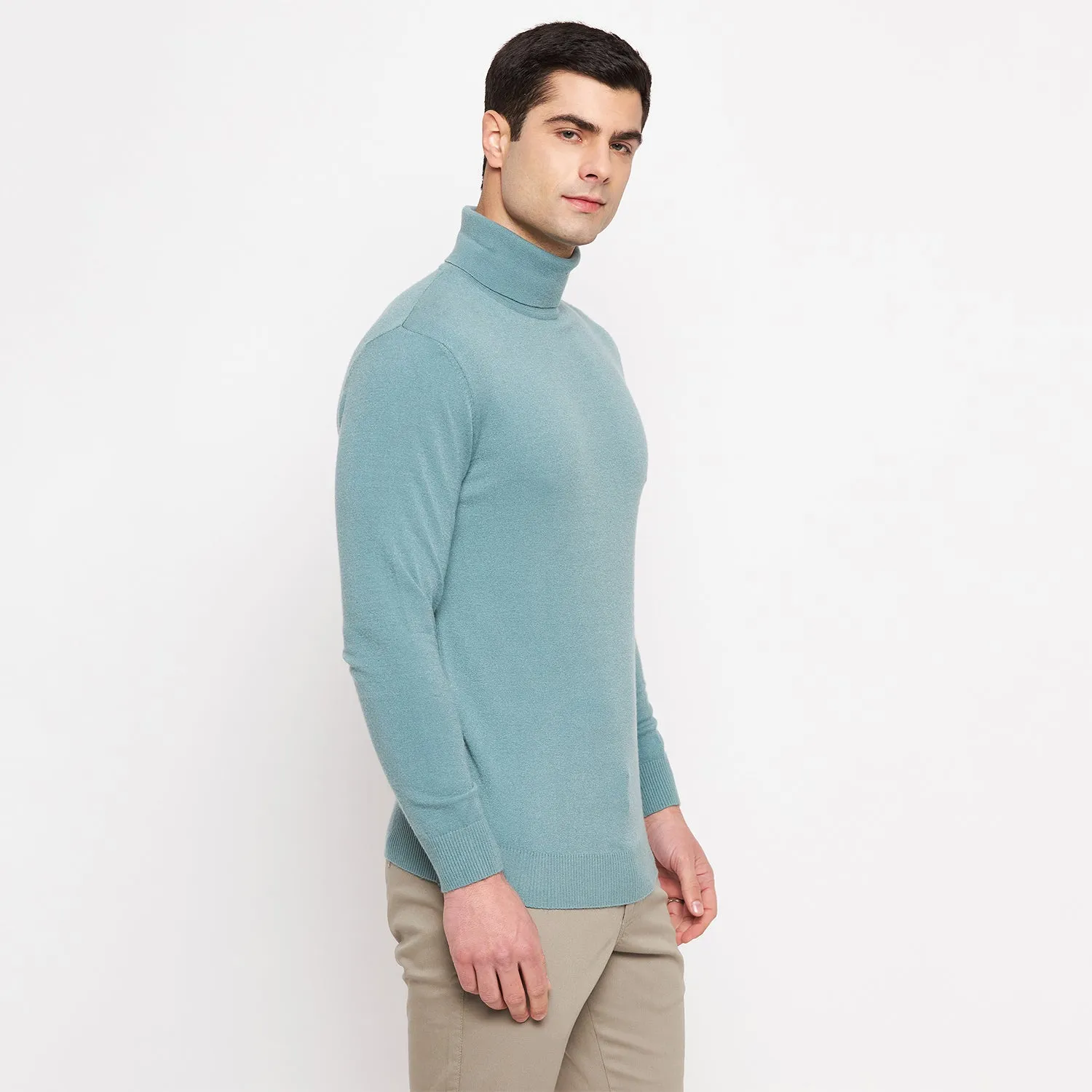 Duke Stardust Men Full Sleeve High Neck Sweater (SDS696)