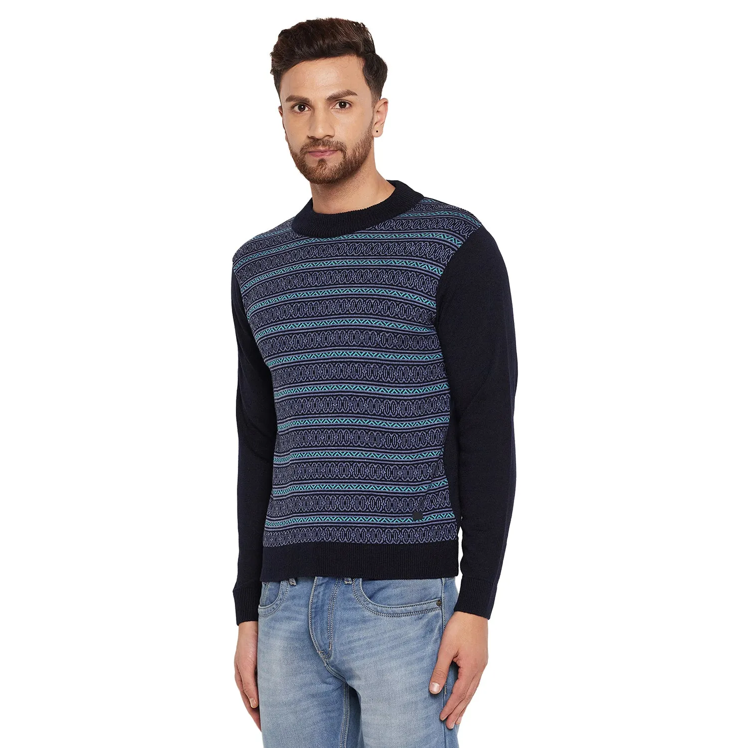 Duke Stardust Men Full Sleeve High Neck Sweater (SDS8086)