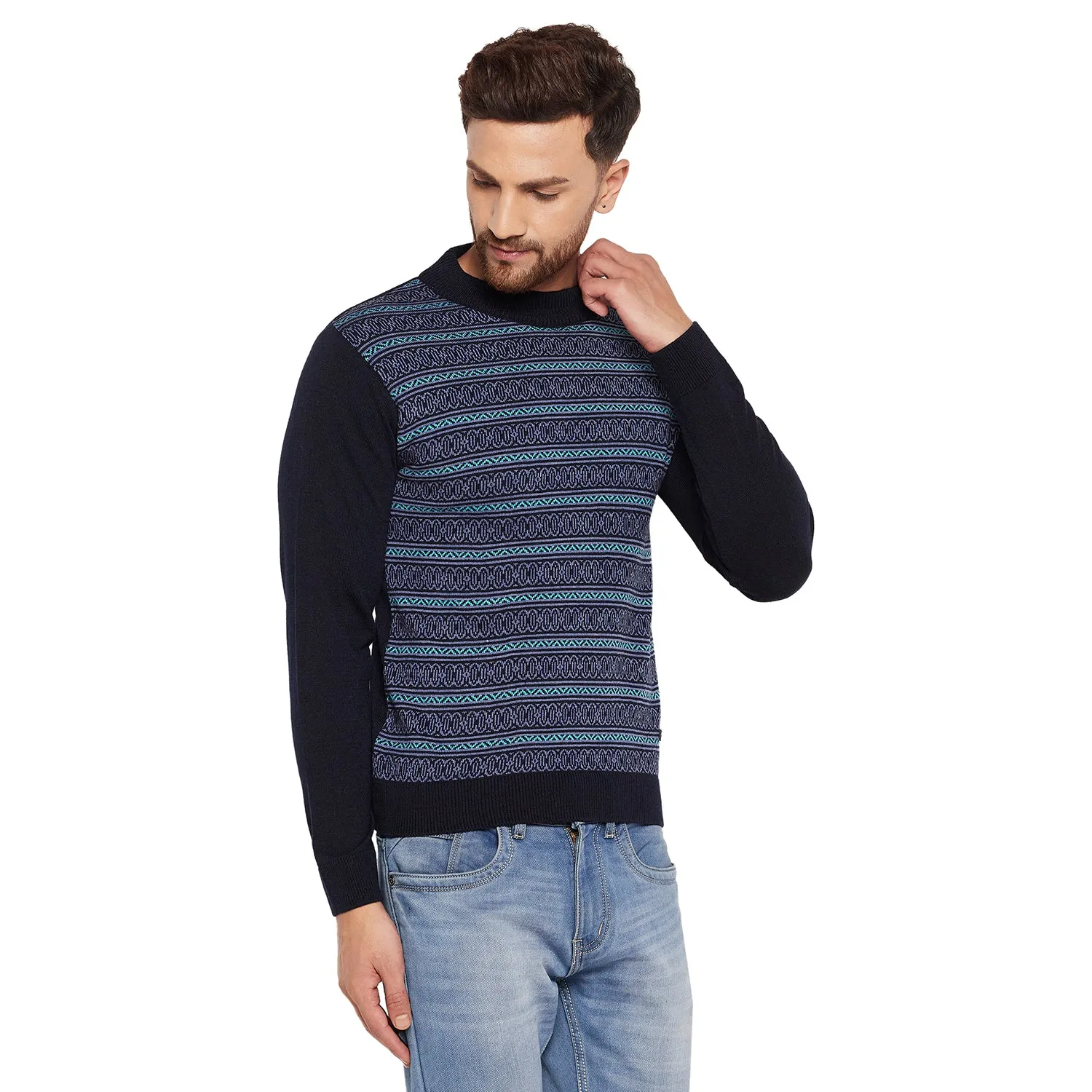 Duke Stardust Men Full Sleeve High Neck Sweater (SDS8086)