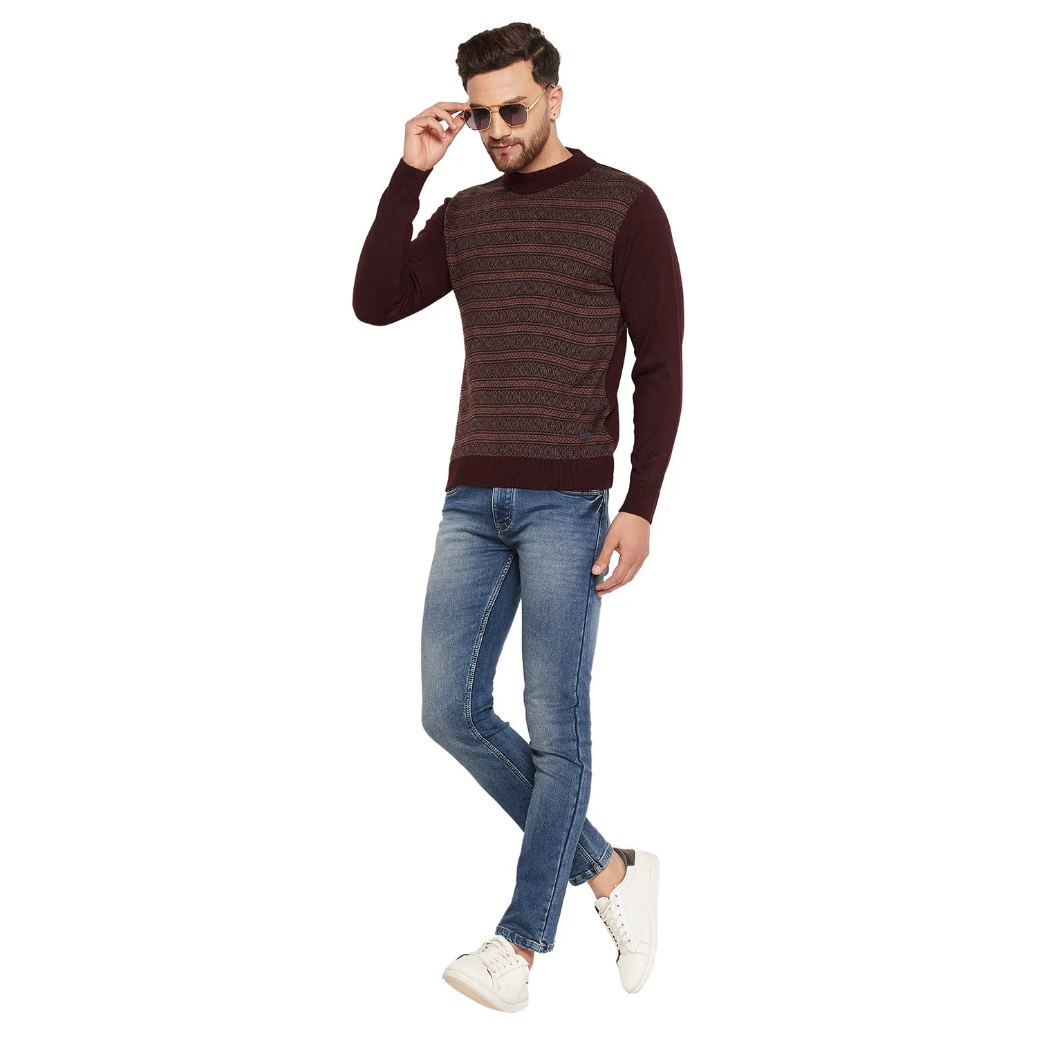 Duke Stardust Men Full Sleeve High Neck Sweater (SDS8086)
