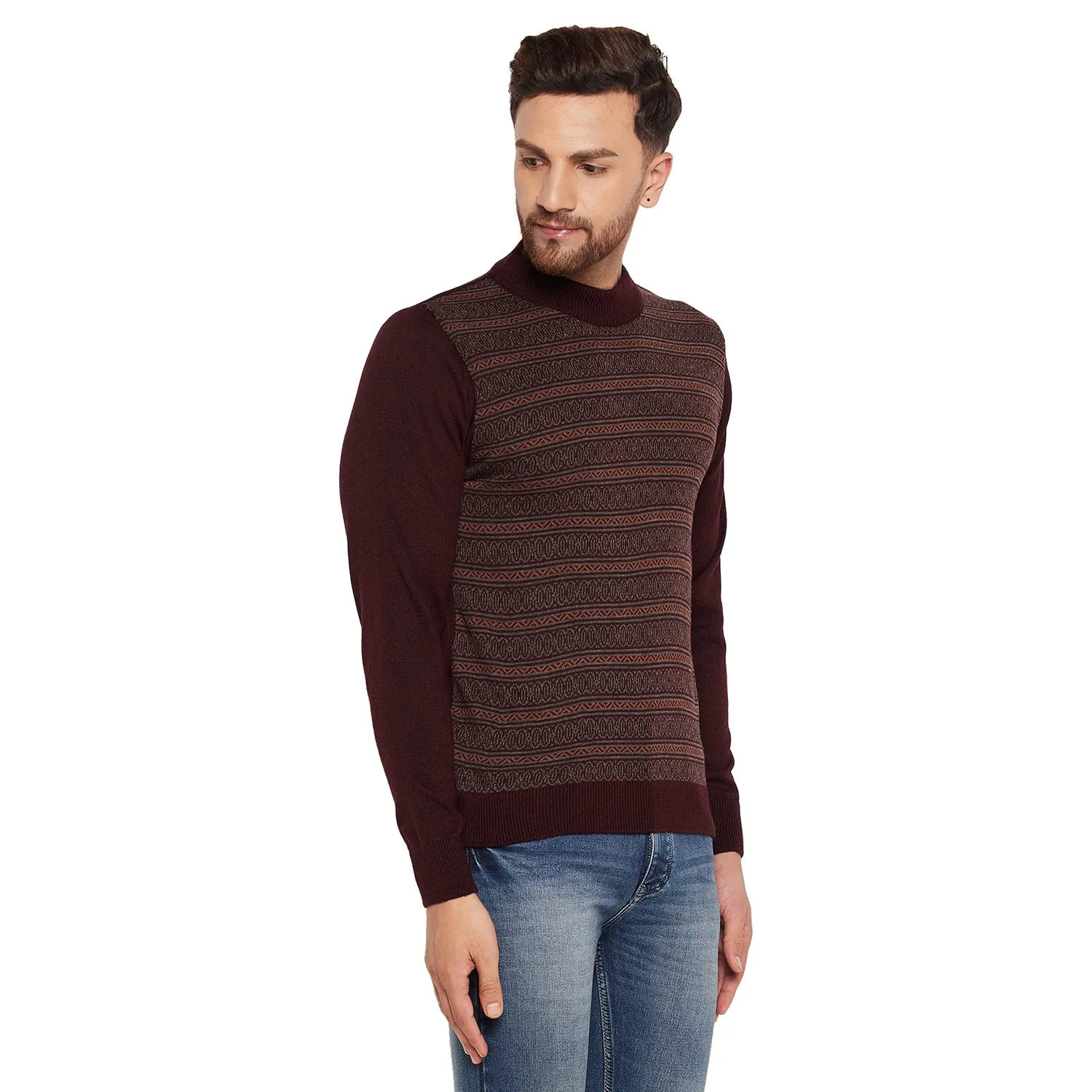 Duke Stardust Men Full Sleeve High Neck Sweater (SDS8086)
