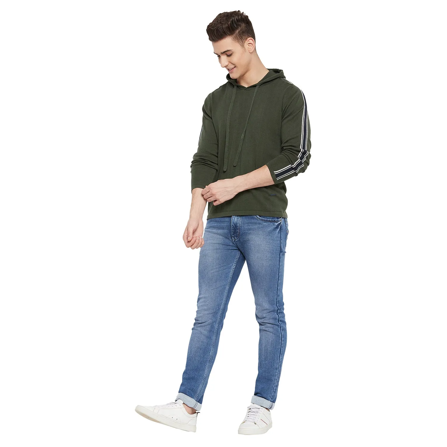 Duke Stardust Men Full Sleeve Hooded Sweater (SDS700)