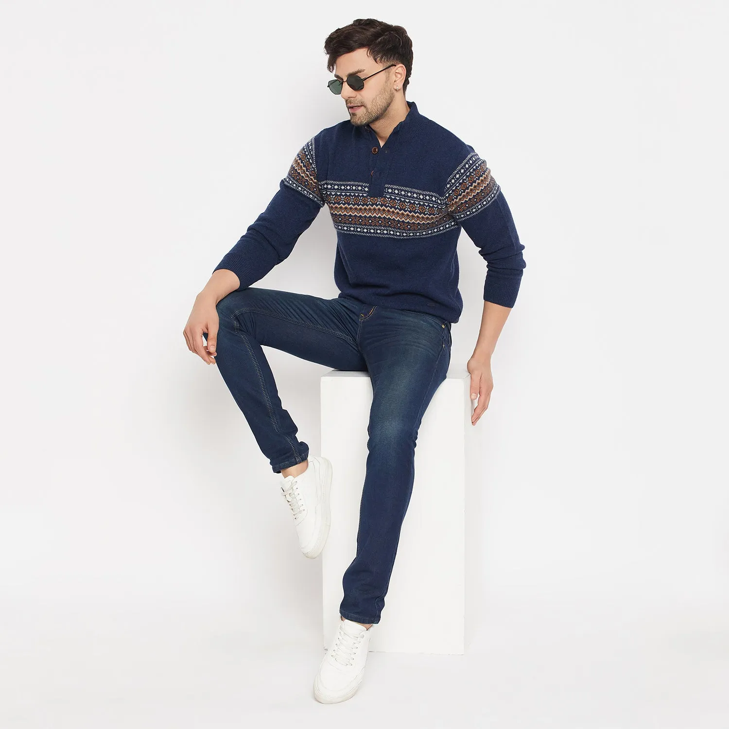Duke Stardust Men Full Sleeve Pullover (SDS2180)