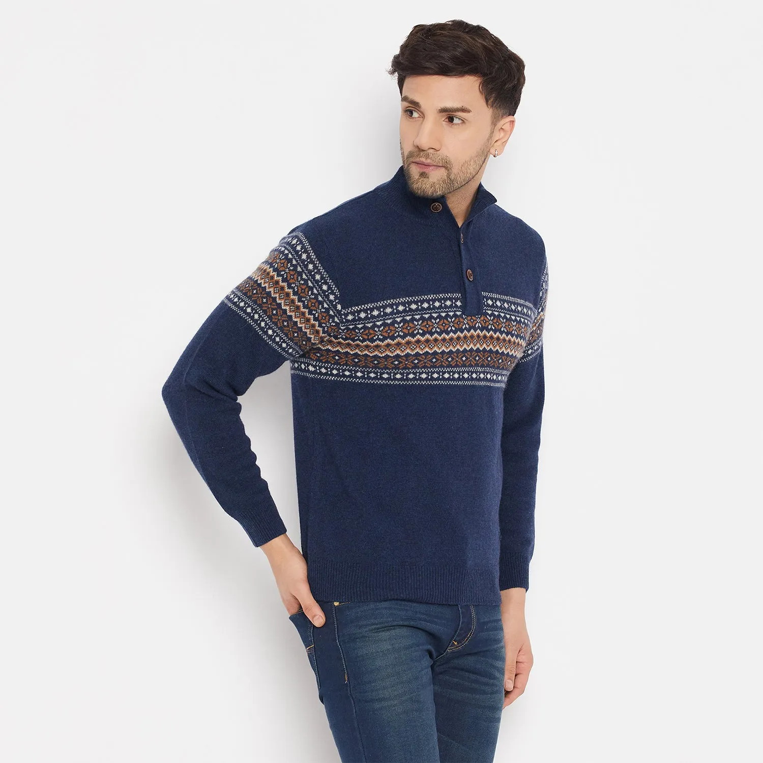 Duke Stardust Men Full Sleeve Pullover (SDS2180)