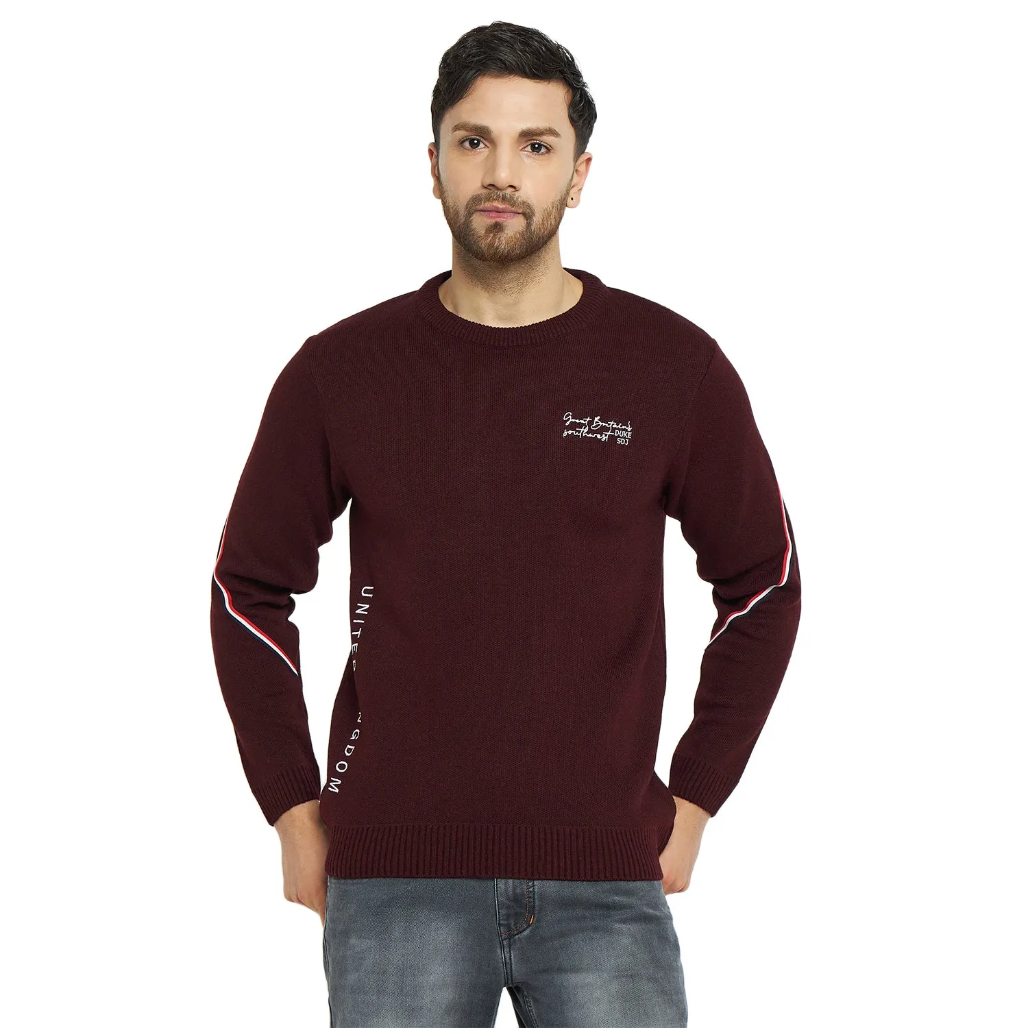 Duke Stardust Men Full Sleeve Regular Fit Pullover (SDS2114)