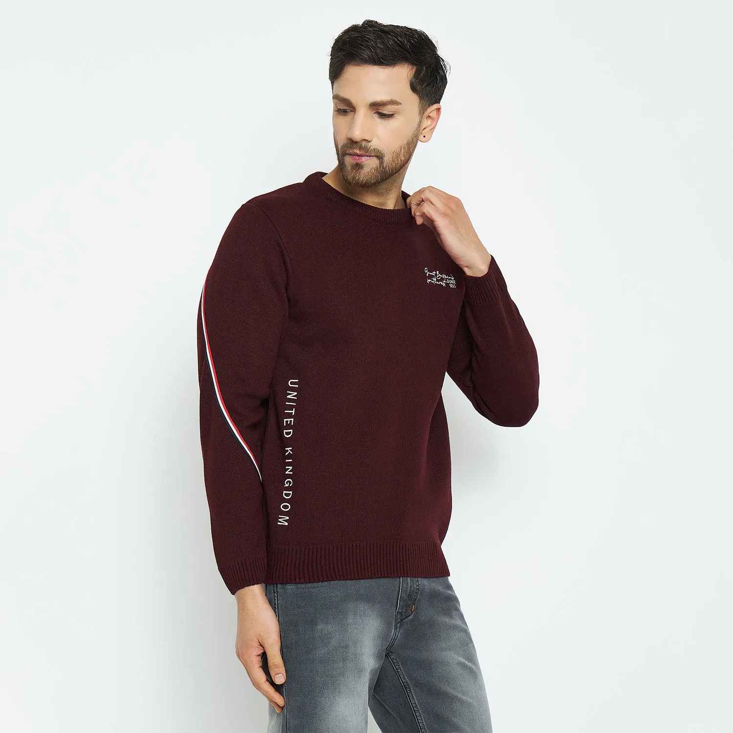 Duke Stardust Men Full Sleeve Regular Fit Pullover (SDS2114)