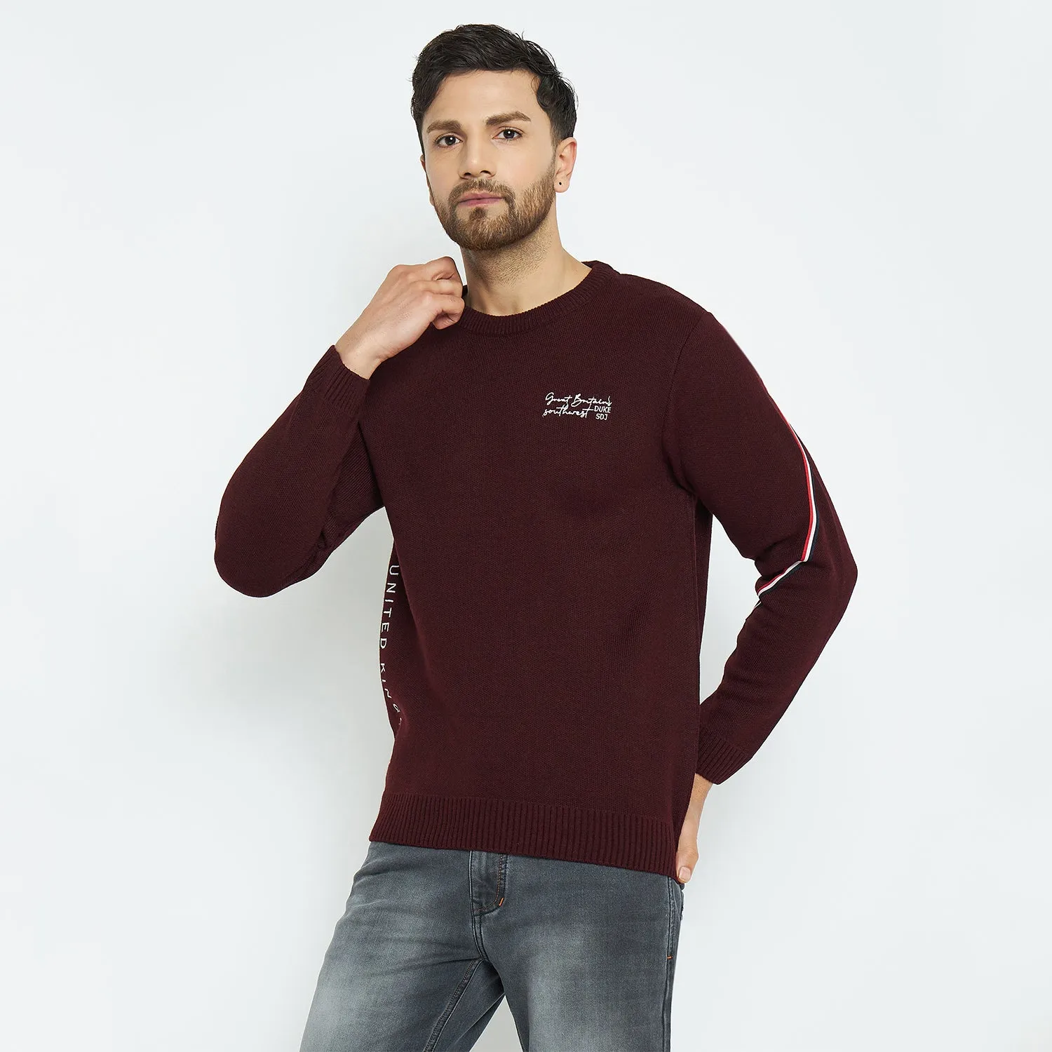 Duke Stardust Men Full Sleeve Regular Fit Pullover (SDS2114)