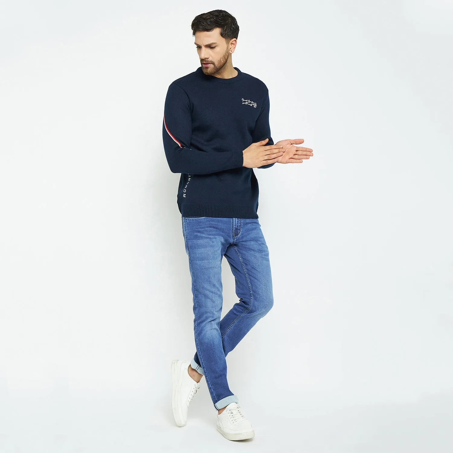 Duke Stardust Men Full Sleeve Regular Fit Pullover (SDS2114)